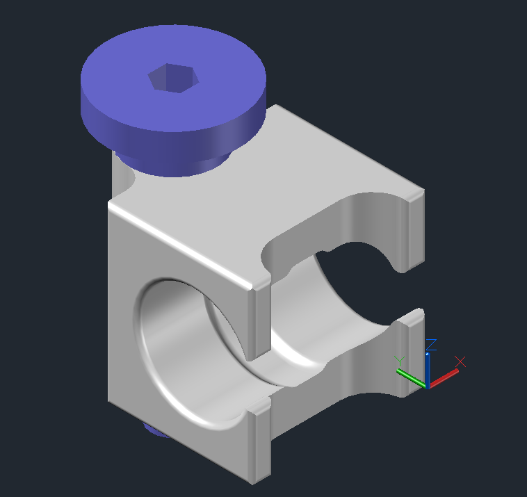 10k Repla Block - "5/8" Tube P Clamp