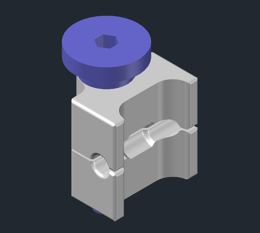 10k Repla Block - "3/16" Tube P Clamp