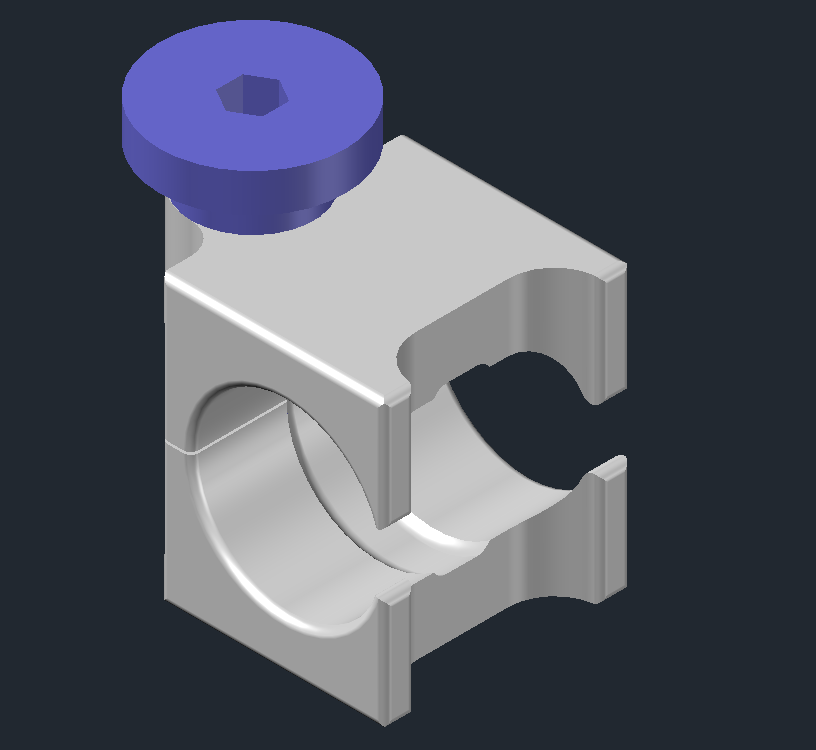10k Repla Block - "3/4" Tube P Clamp