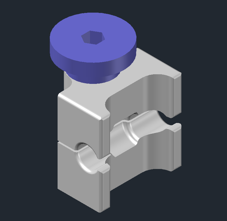 10k Repla Block - "1/4" Tube P Clamp