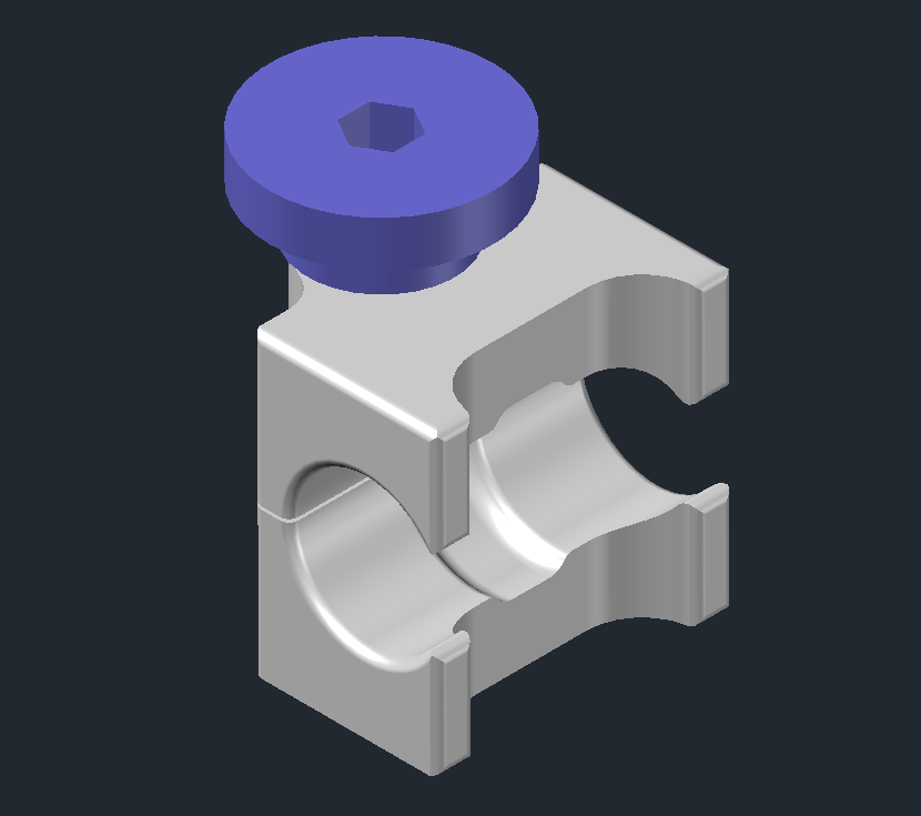 10k Repla Block - "1/2" Tube P Clamp