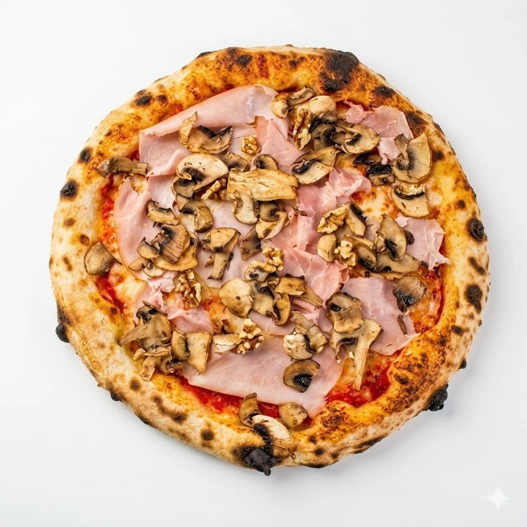 Prosciutto e funghi
