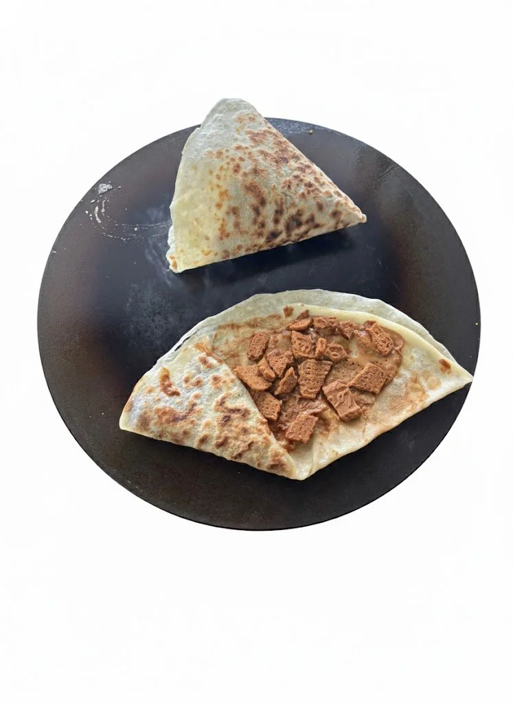 Crêpe con Lotus Biscoff