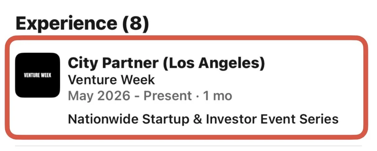 City Partners — Venture Week