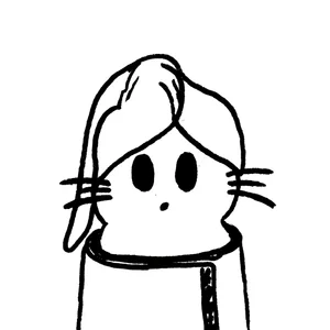 Small illustration of Coca the Contrast Cat with a towel on her head and a towel wrapped around her body