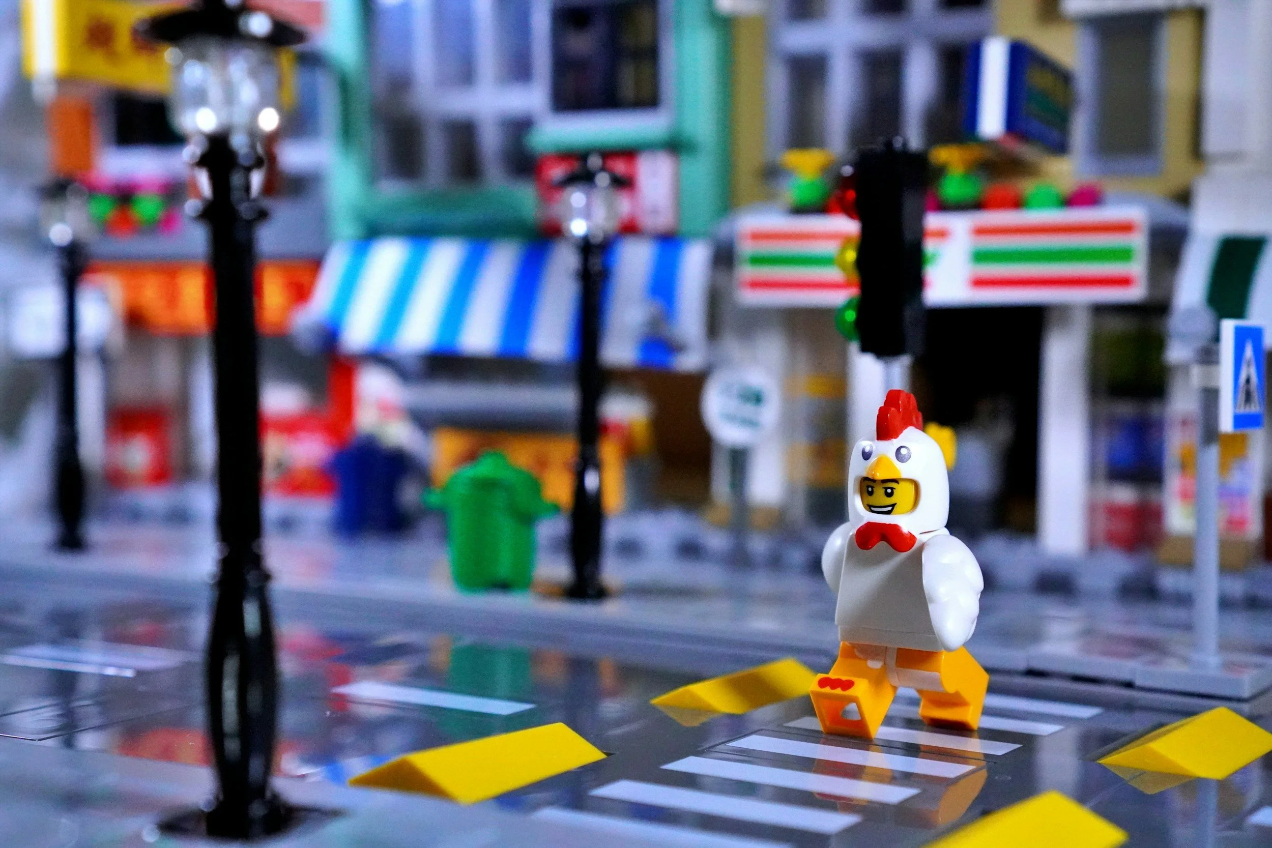 Why…I mean…How did the chicken cross the road?