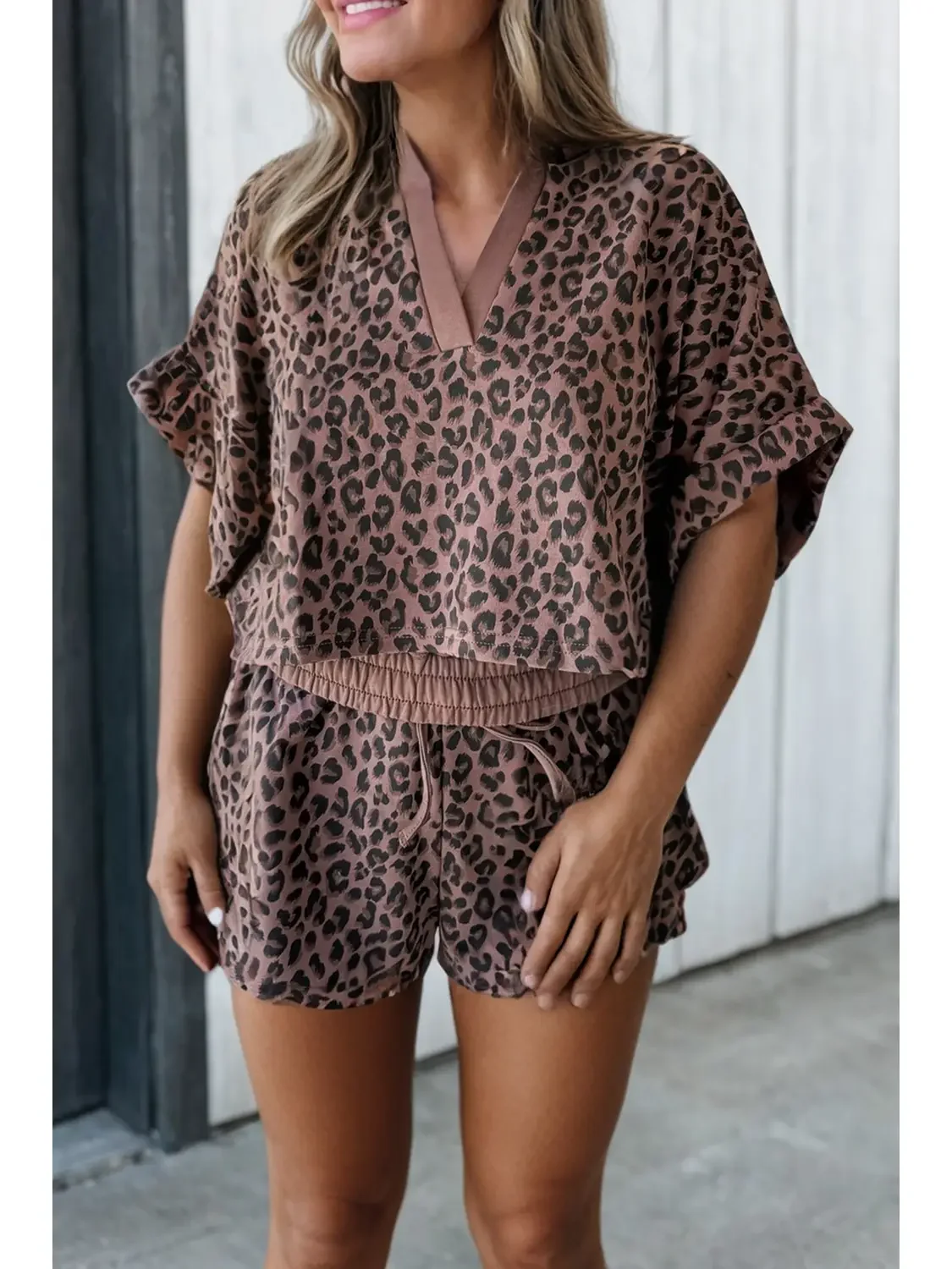 PRE - ORDER Leopard Print Matching Set