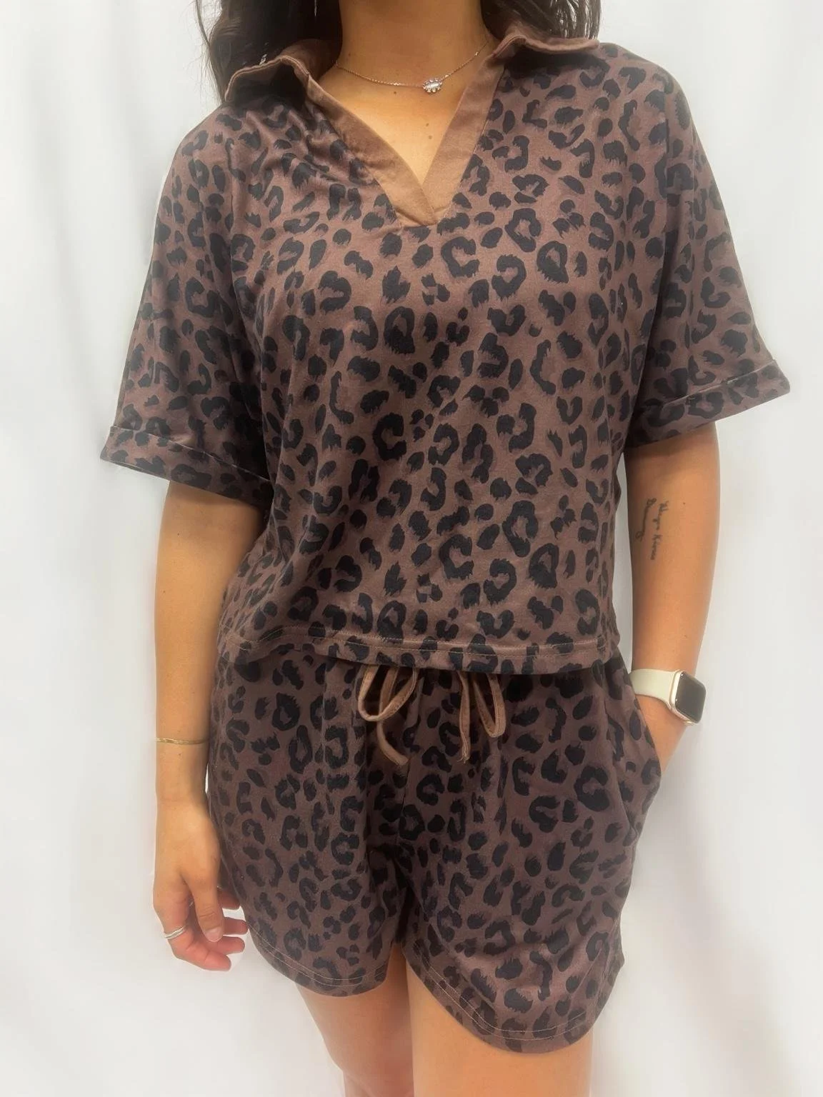 Leopard Print Matching Set