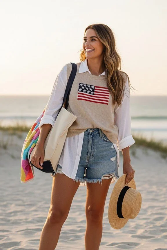 Natural American Flag Sweater Vest.jpg
