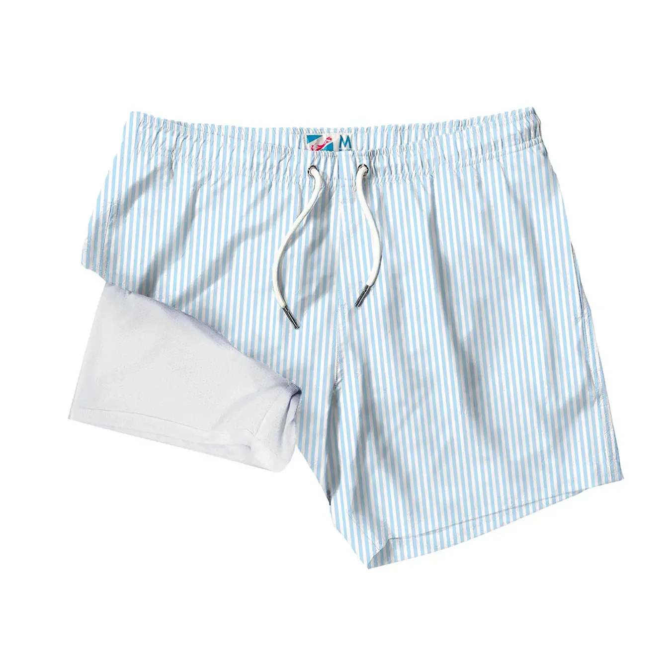 Blue Seersucker Swim Trunks.webp