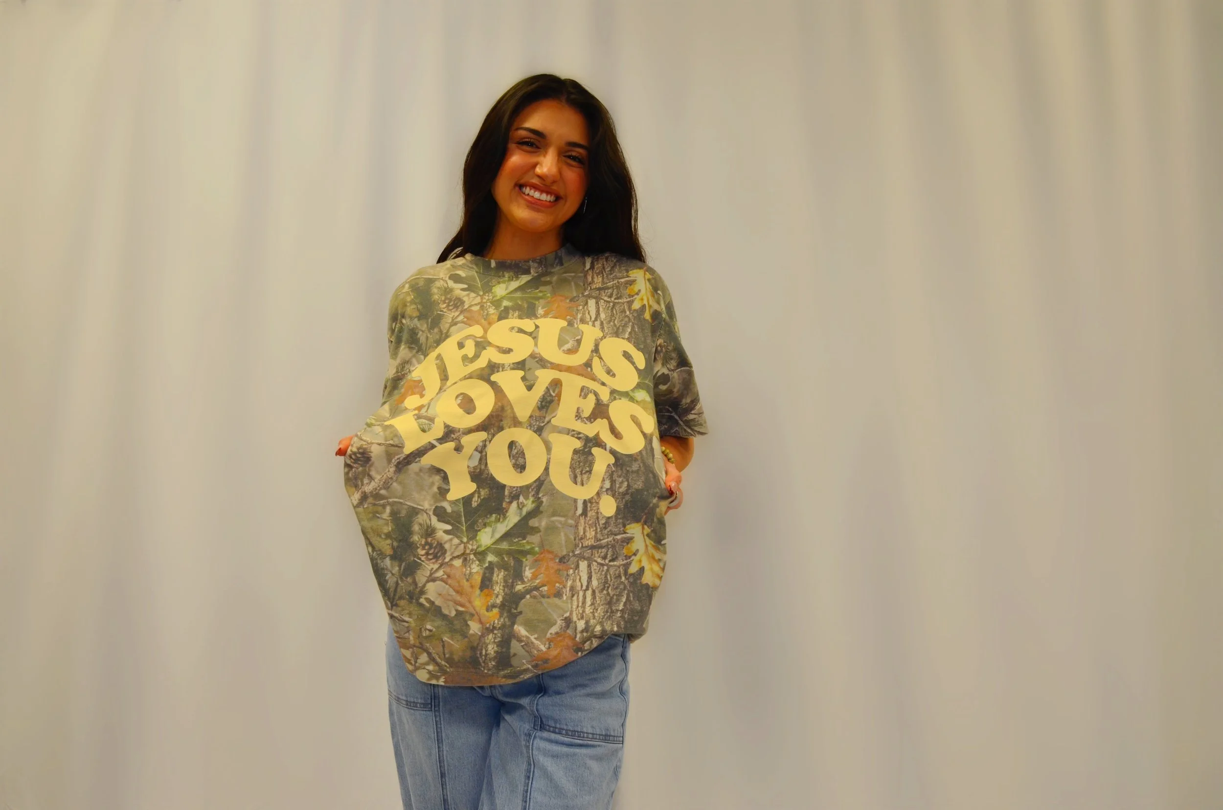 Jesus Loves you Camo Shirt