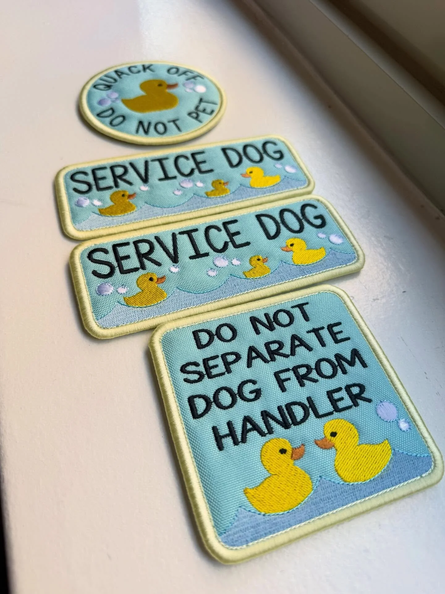 Recent patch sets!! These orders are our first round of patches going out from our website launch!! Velcro patch sets used to be something that really intimidated me because I&rsquo;m very particular about the edges being clean LOL. But now we&rsquo;