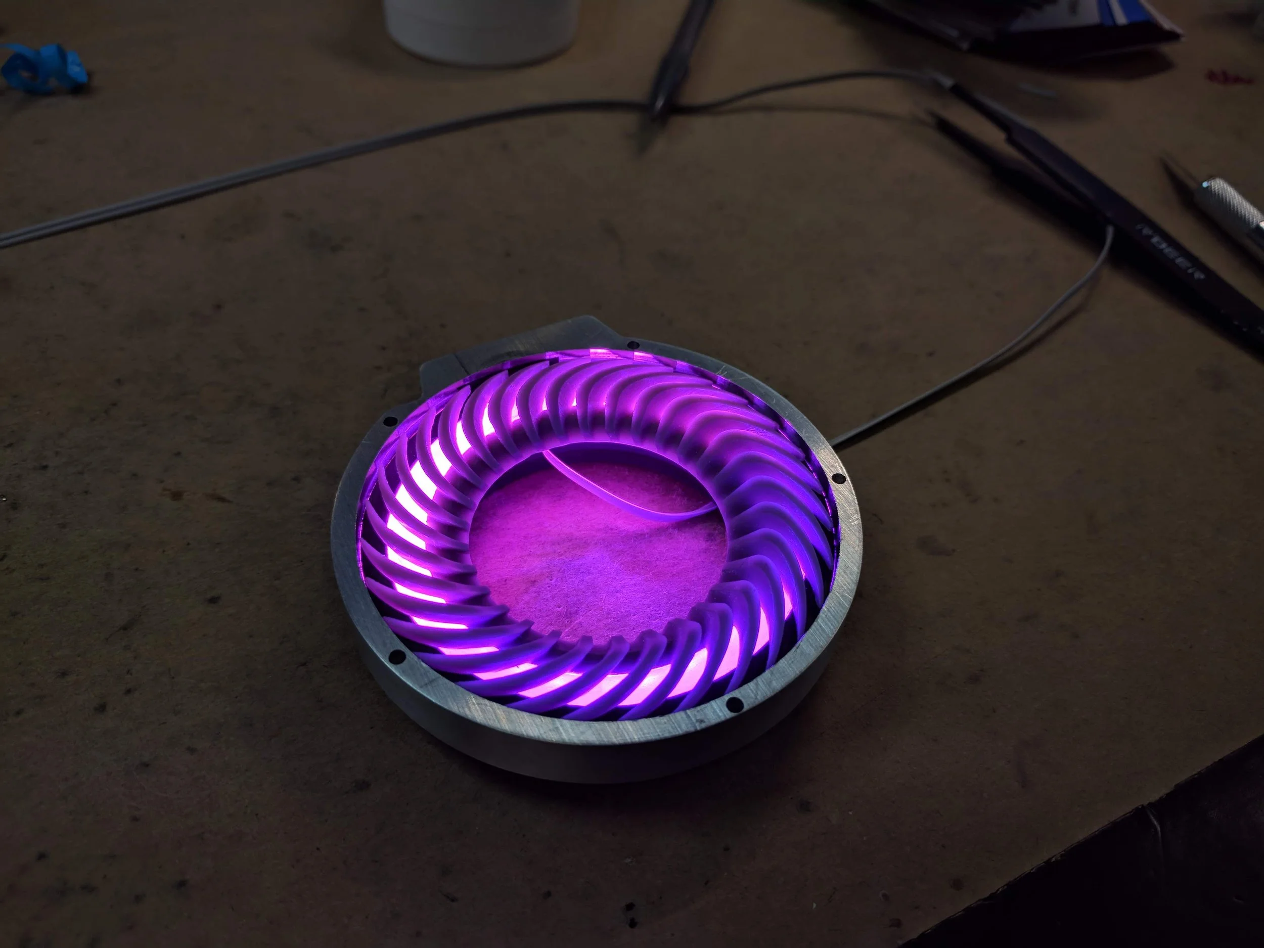 Cable's time travel device-prop in progress-Deadpool 2.jpg