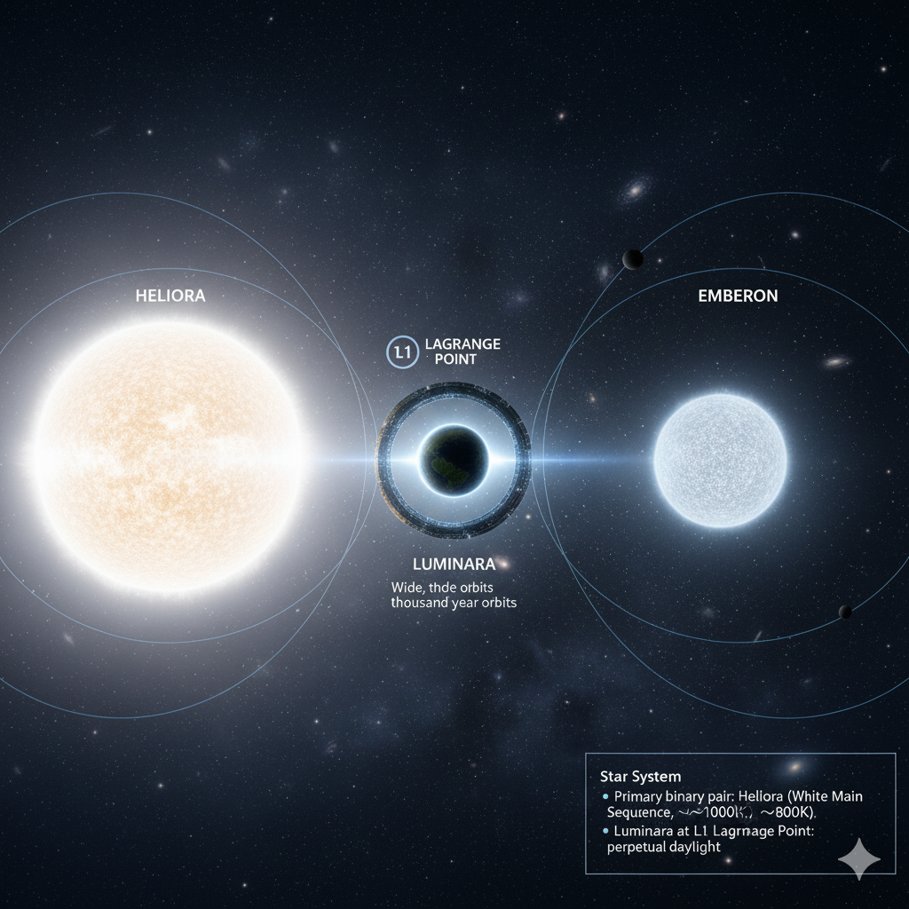 Luminara in the L1 LaGrange Point