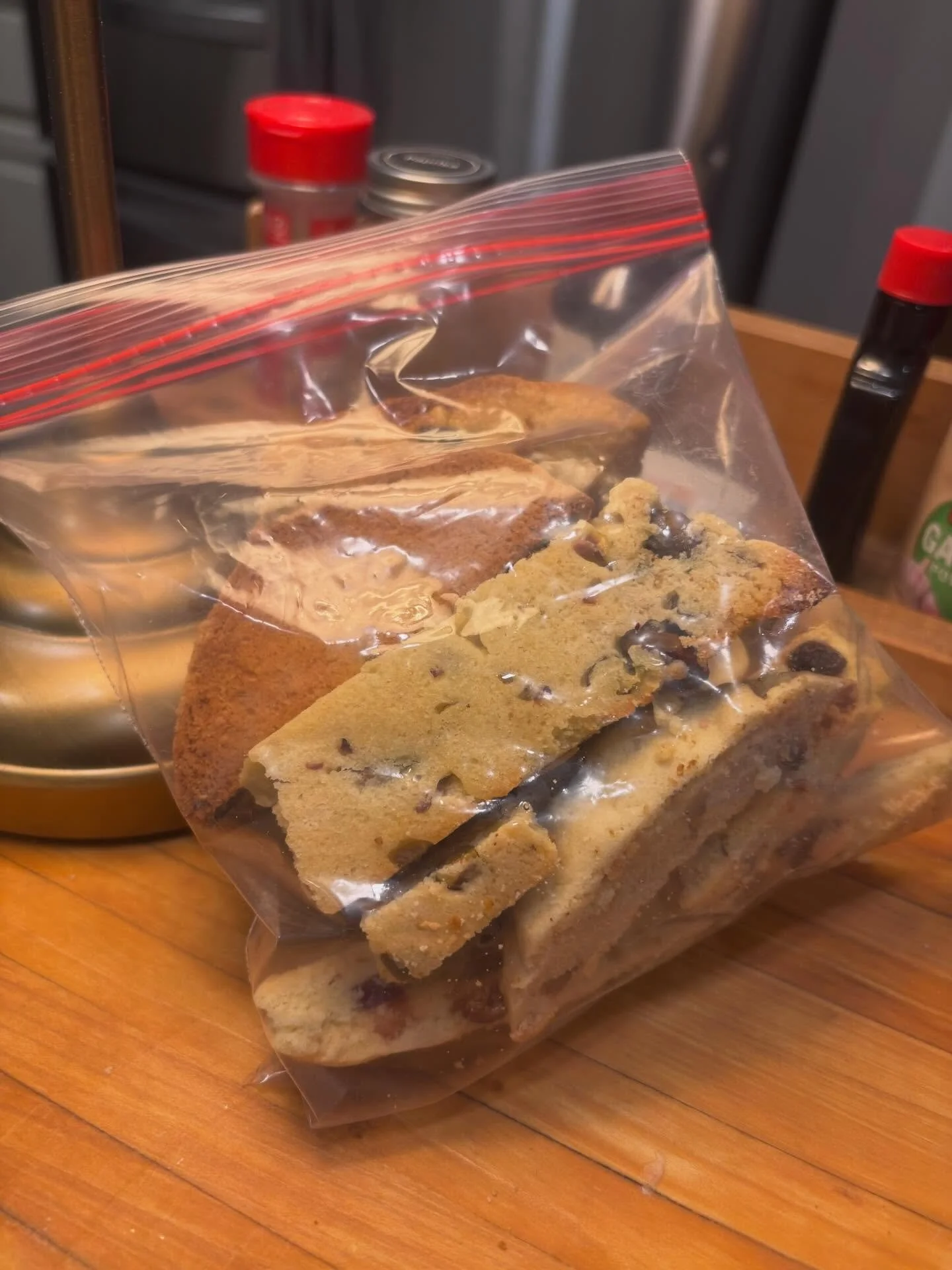 The Chop-Block Hotties- where broken biscotti go to feel loved. #biscottilove #familystash #twohottiesbiscottis