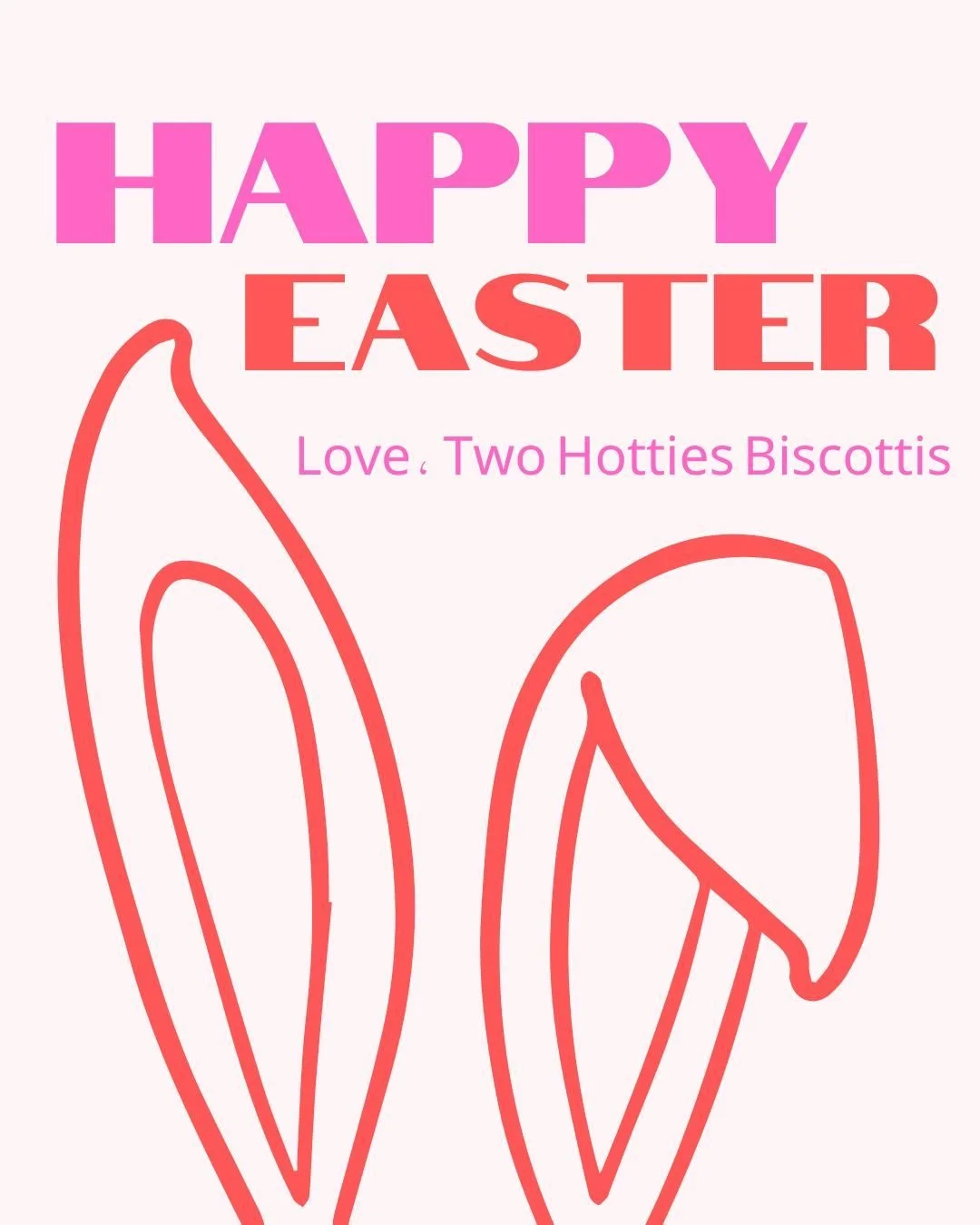 Happy Easter! #twohottiesbiscottis #biscotti #handmadebiscotti #easter