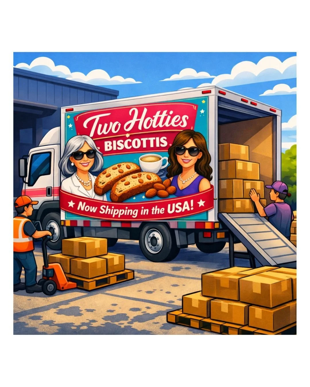 Exciting news!!!!

Your new favorite biscotti can now travel. 
We&rsquo;re officially shipping nationwide from our little Ohio kitchen to coffee cups all across the USA. 

www.twohottiesbisottis.com