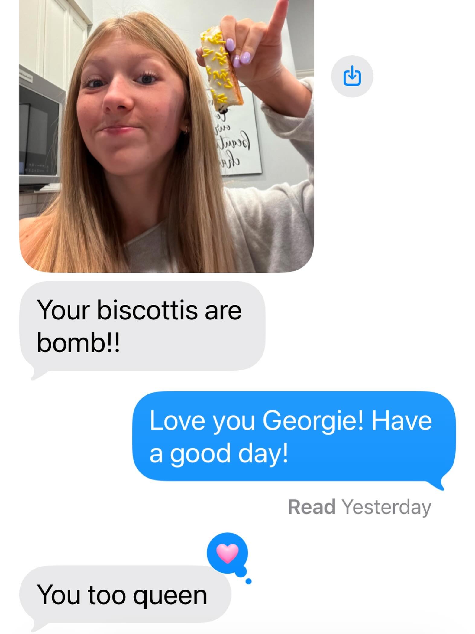 When a high school hottie texts you that your biscotti are "bomb" that&rsquo;s basically a Michelin star in Gen Z language. #twohottiesbiscottis #biscottilove #biscotti