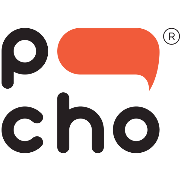 Close-up of the Pac-Man logo with a speech bubble and a registered trademark symbol.