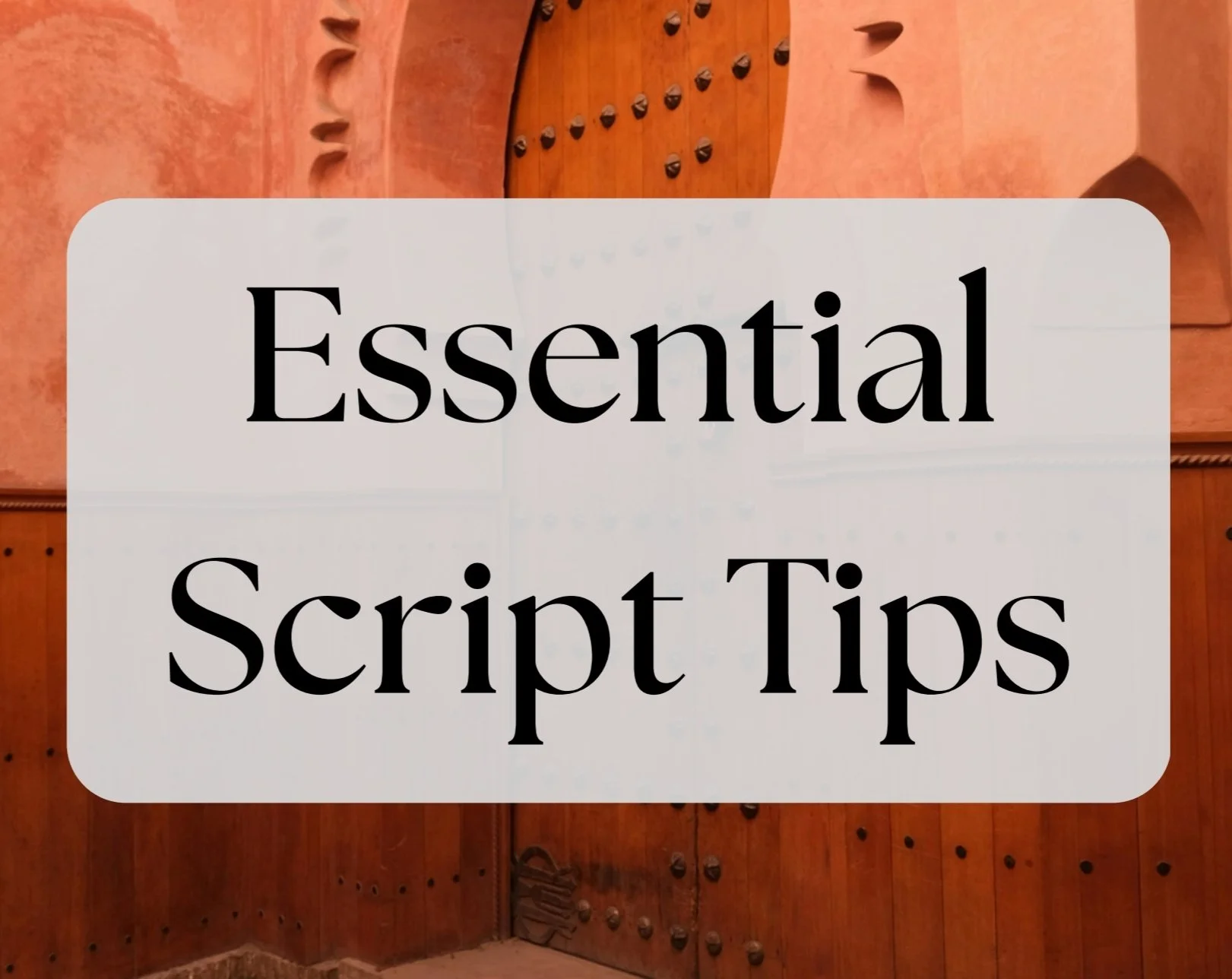 Arabic Unlocked I: Script tips