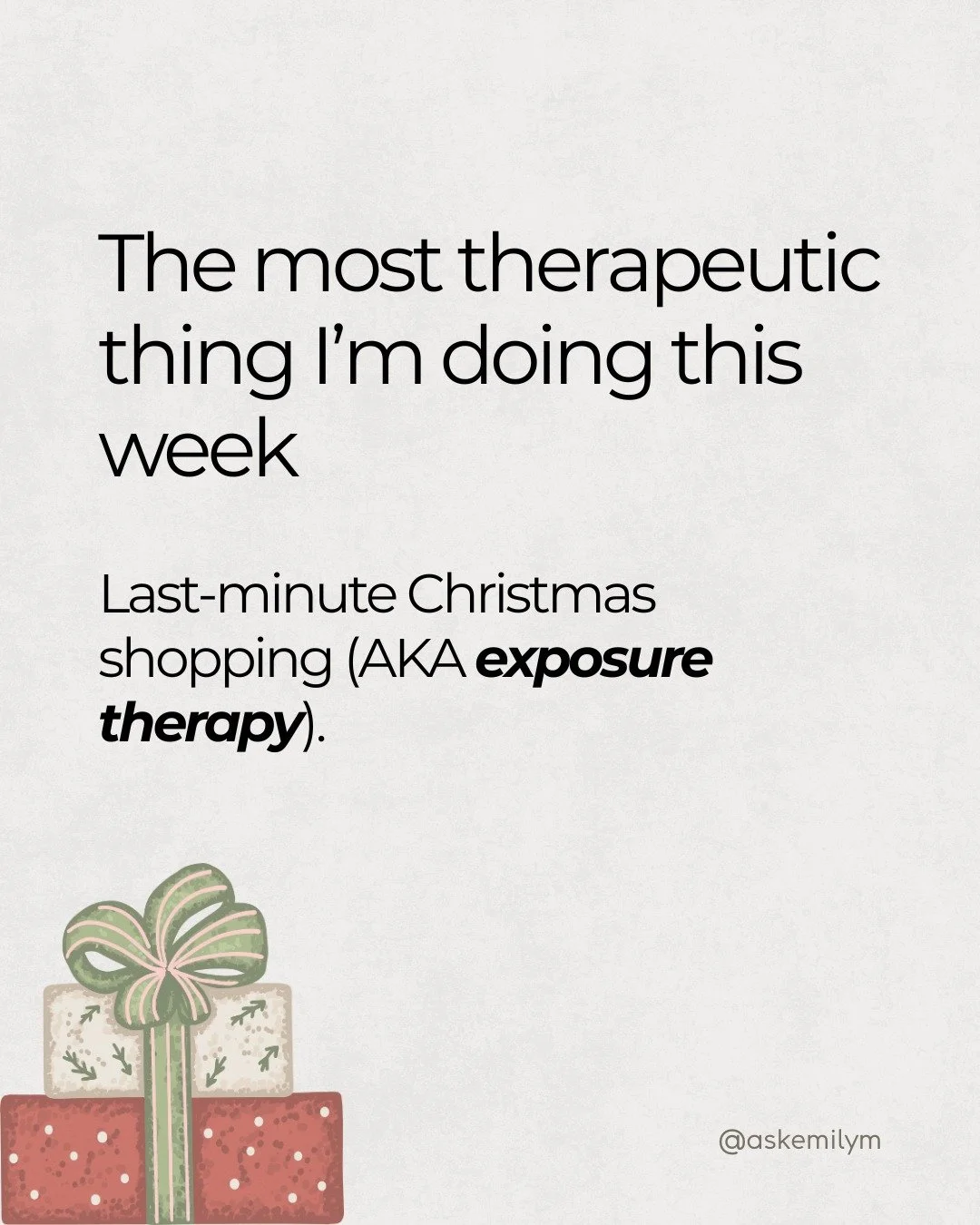 If you see me wandering the aisles this week, please know I&rsquo;m doing important emotional work. 

#TherapistWithLivedExperience #MentalHealthForTherapists #Therapists #founder #therapist #therapistsofig