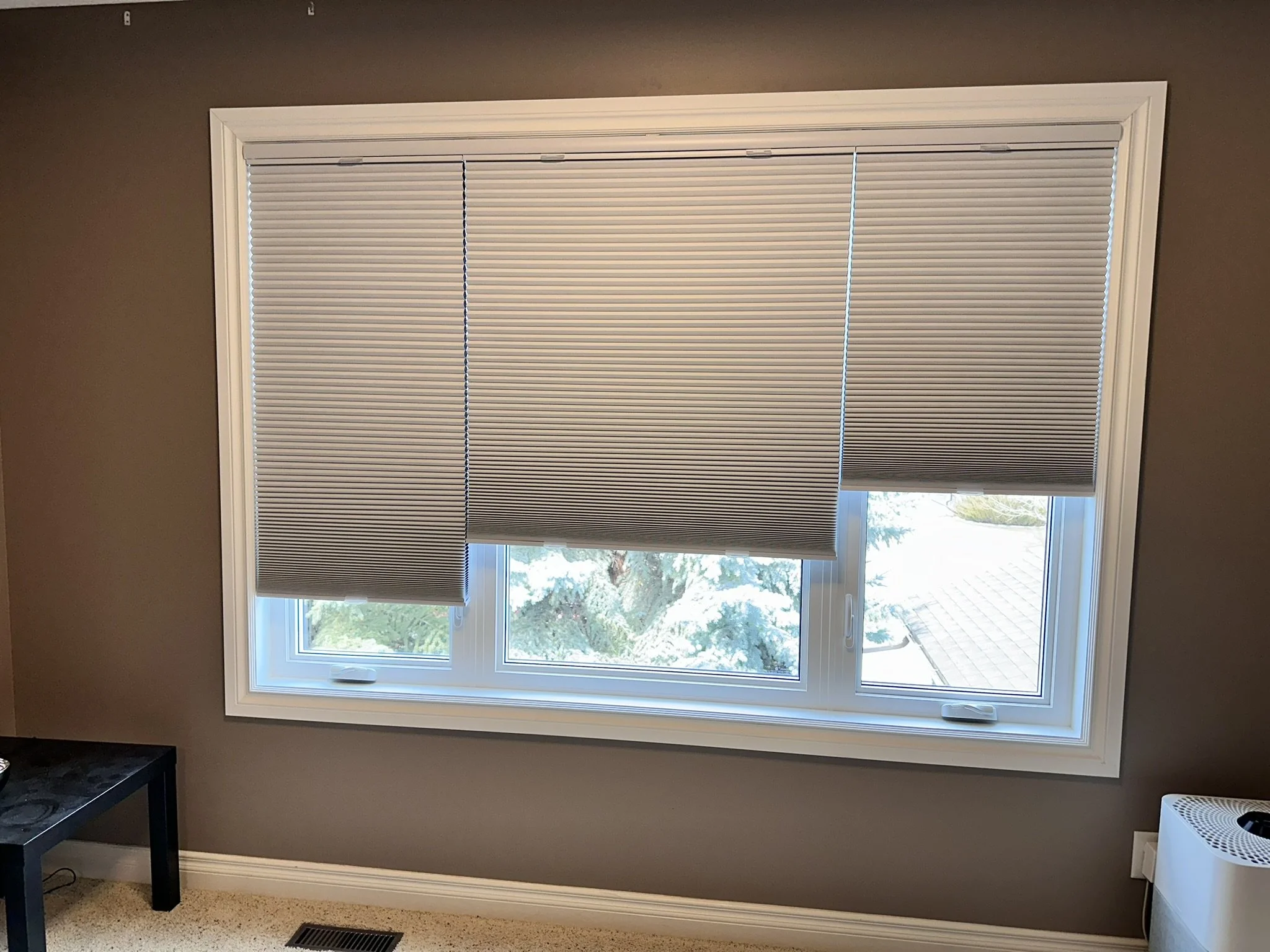 Blackout Cellular Shades installed in bedroom