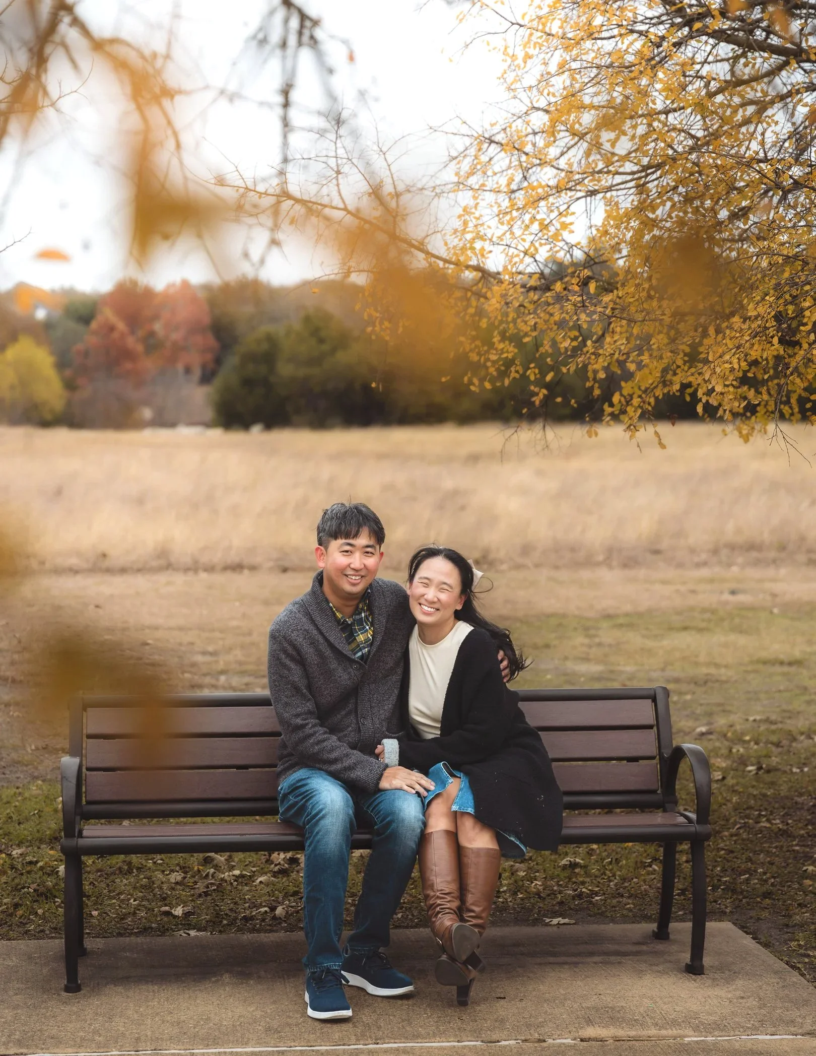 A family photoshoot in North Austin in 2025