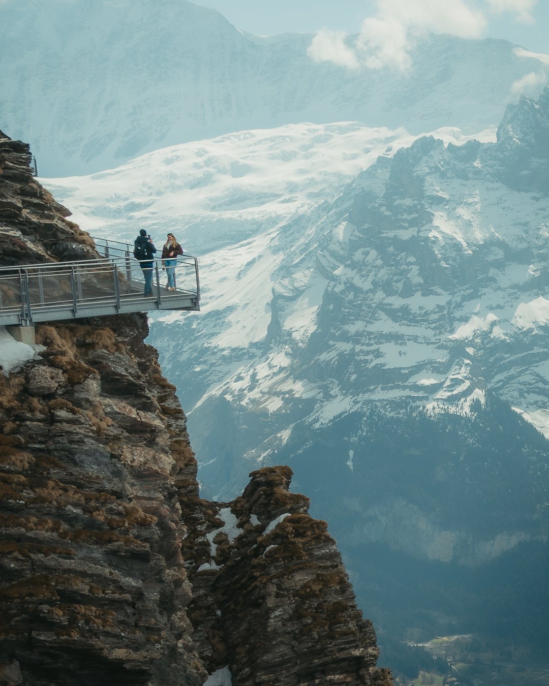 First cliffwalk, Switzerland