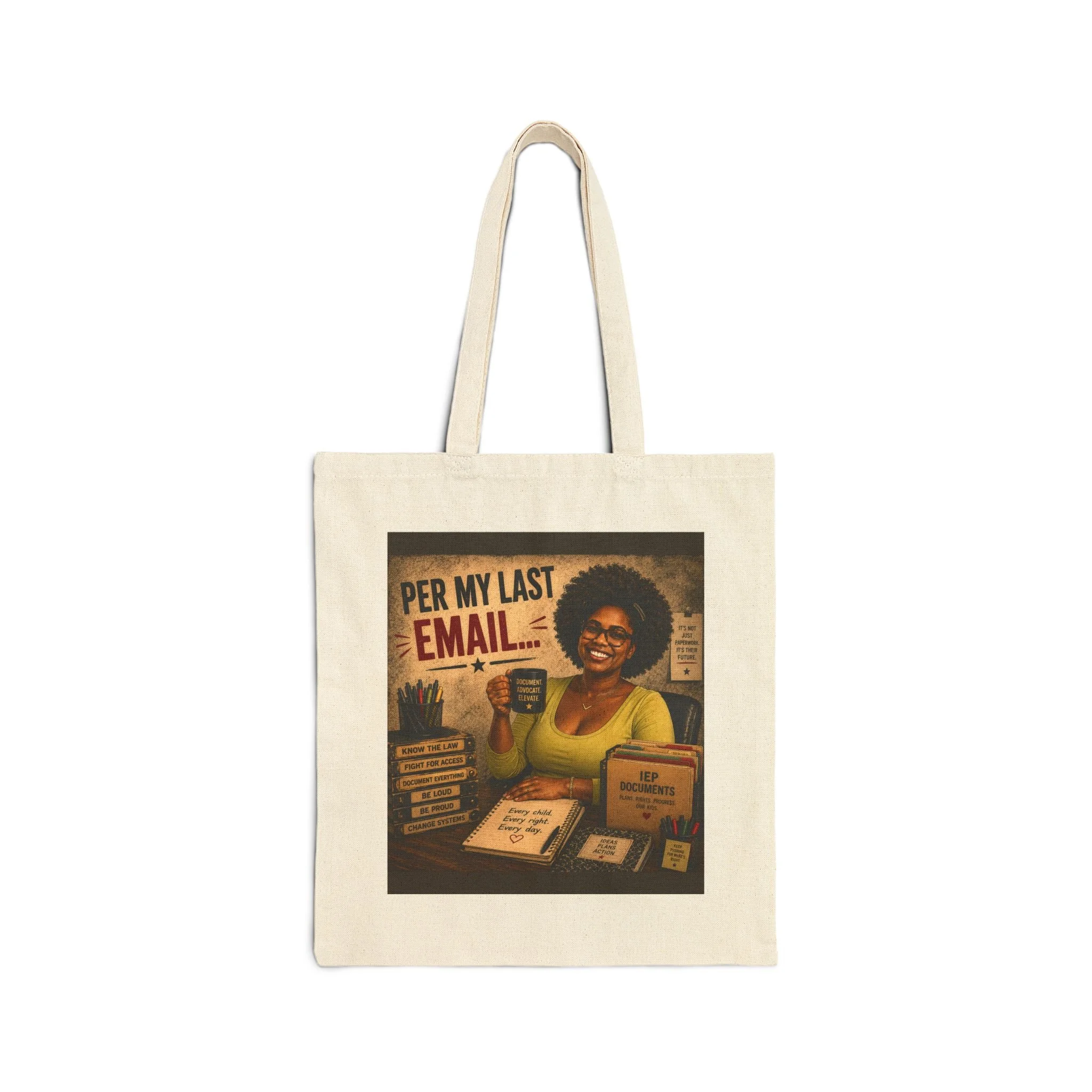 Per My Last Email Canvas Tote
