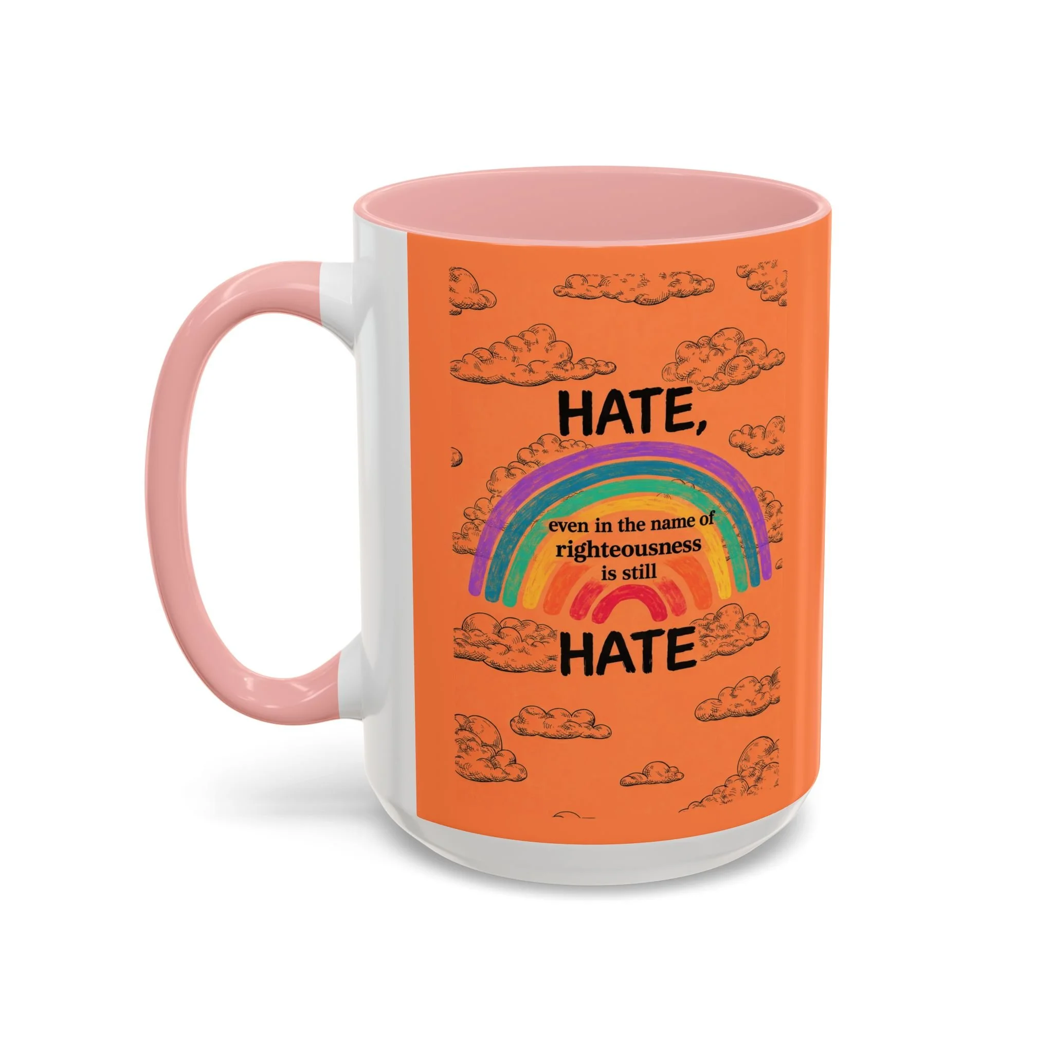 HATE, even is the name of righteousness is still HATE Mug