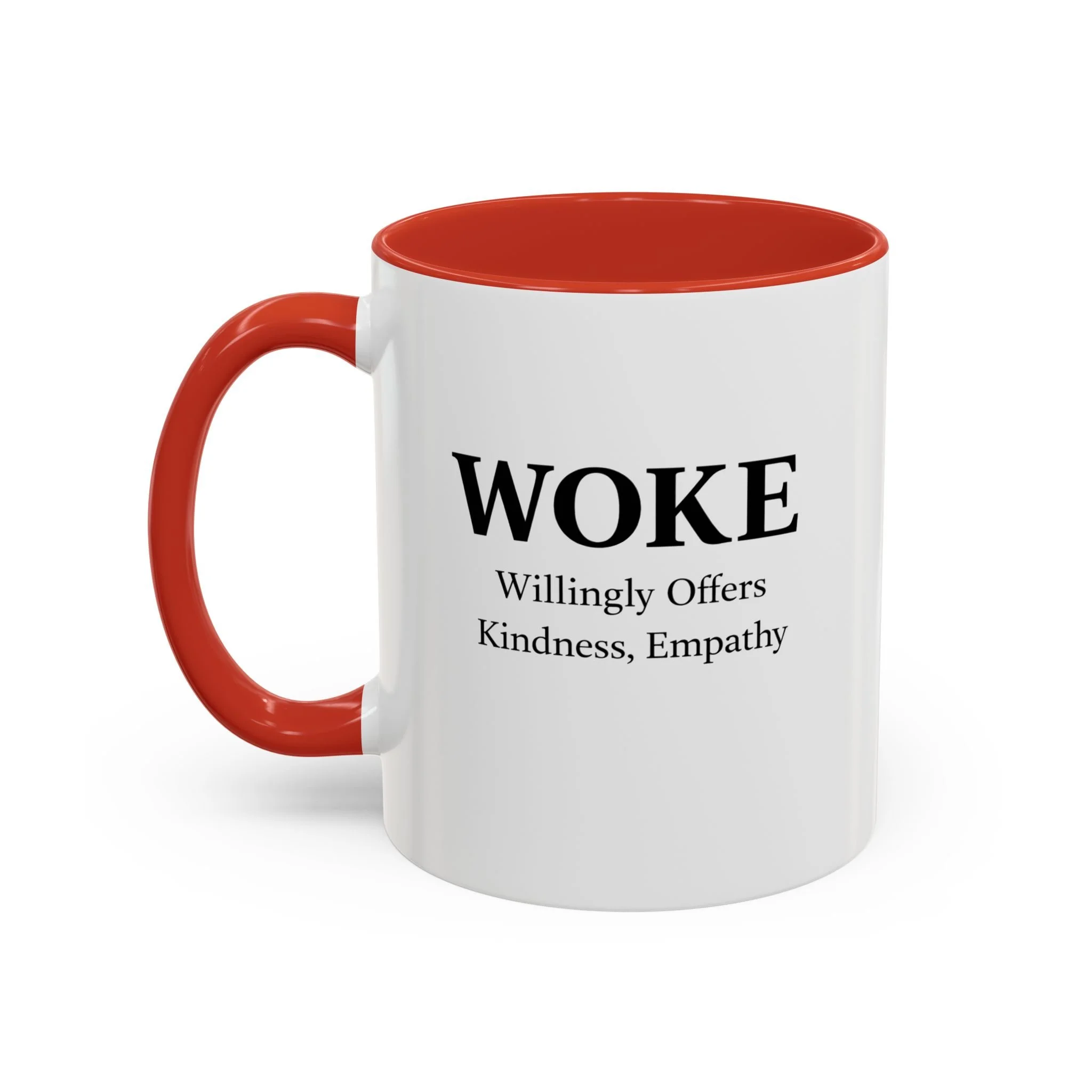 WOKE Willingly Offers Kindness, Empathy Mug
