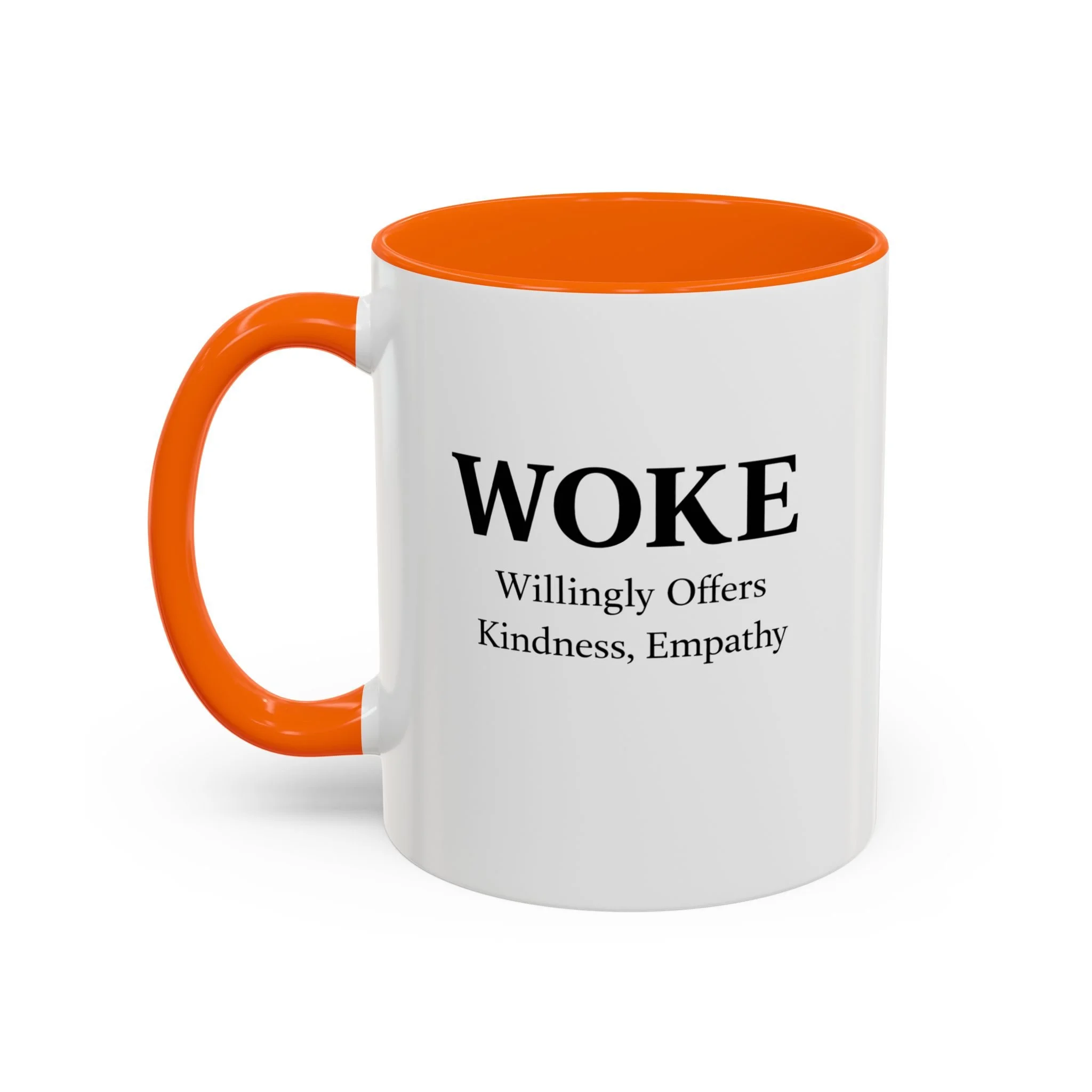 WOKE Willingly Offers Kindness, Empathy Mug