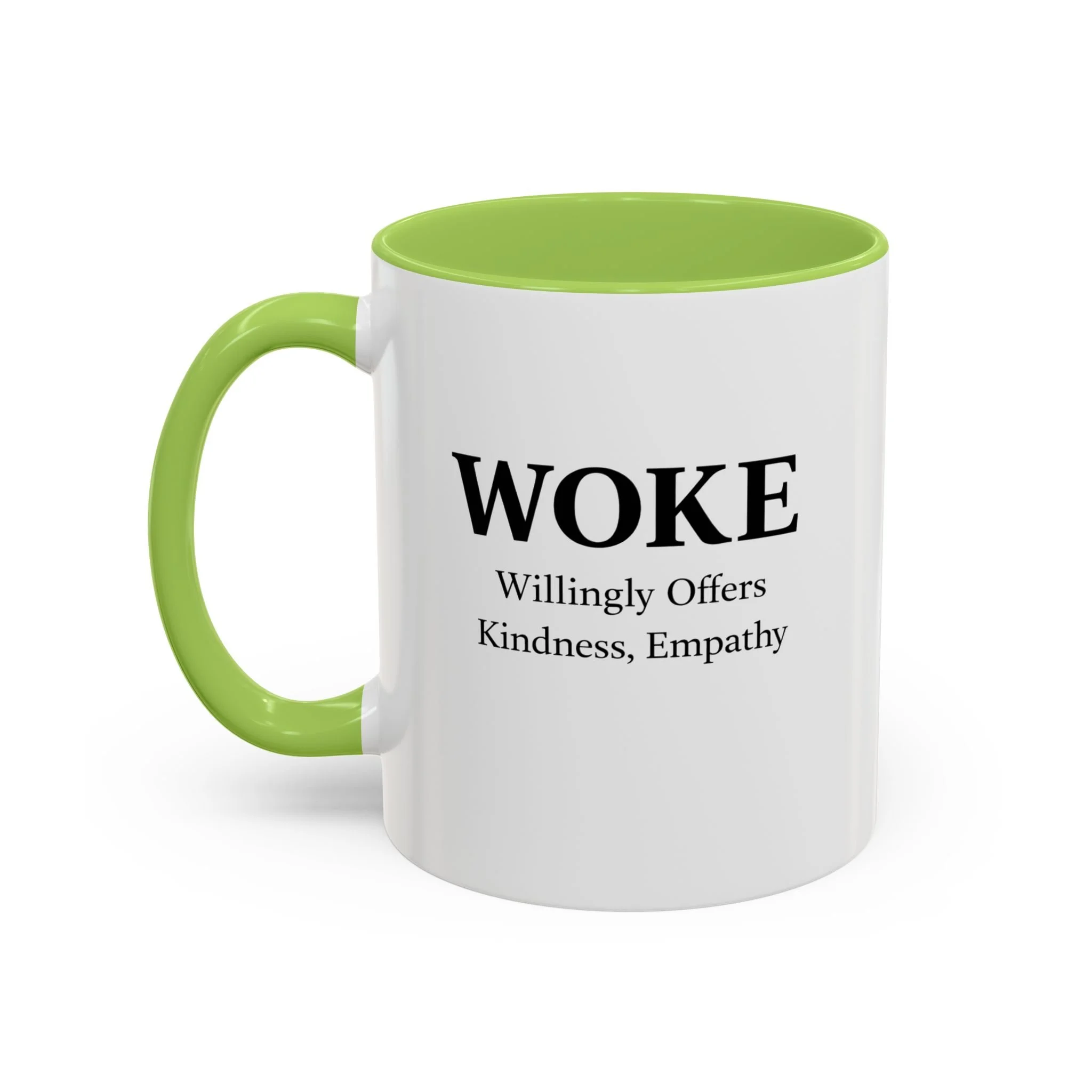 WOKE Willingly Offers Kindness, Empathy Mug