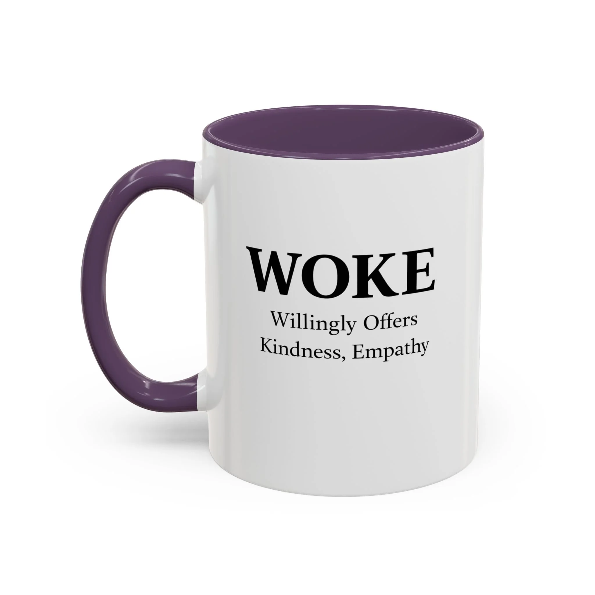 WOKE Willingly Offers Kindness, Empathy Mug