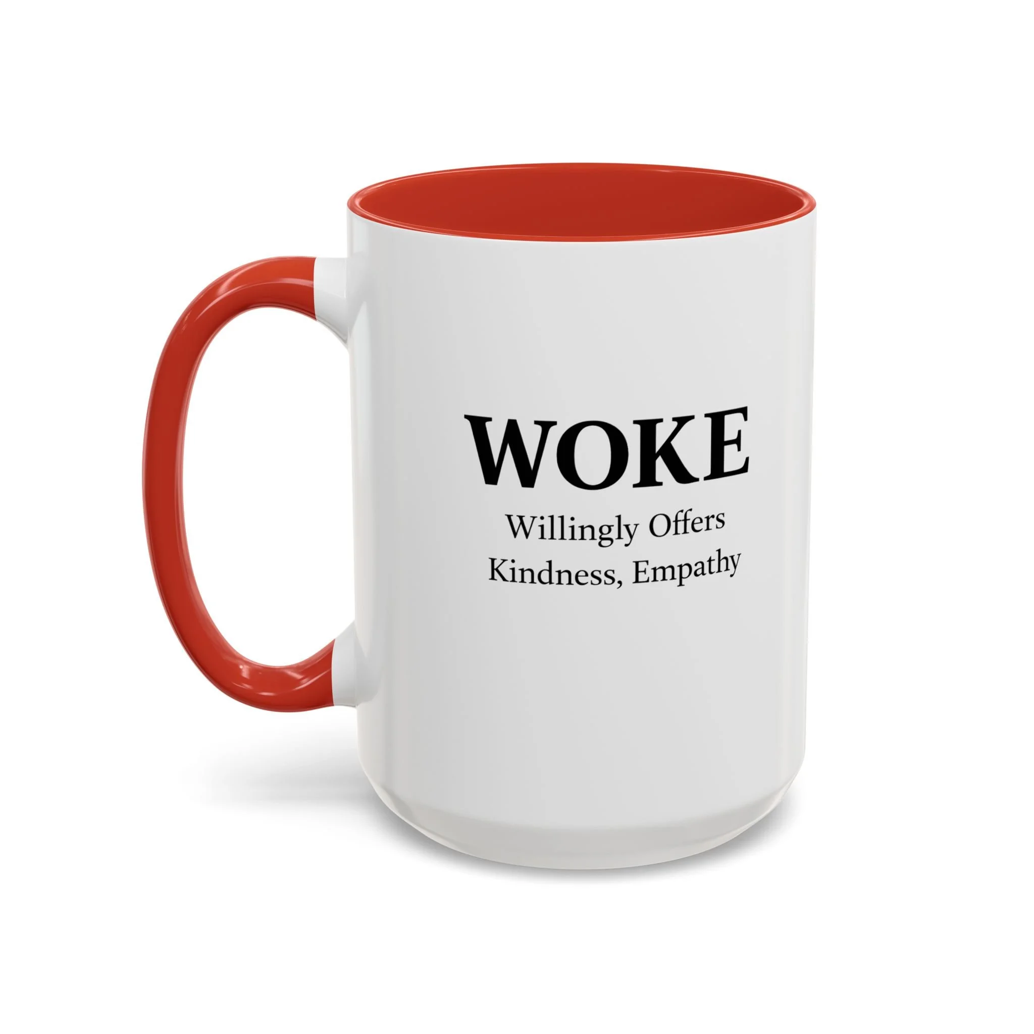 WOKE Willingly Offers Kindness, Empathy Mug