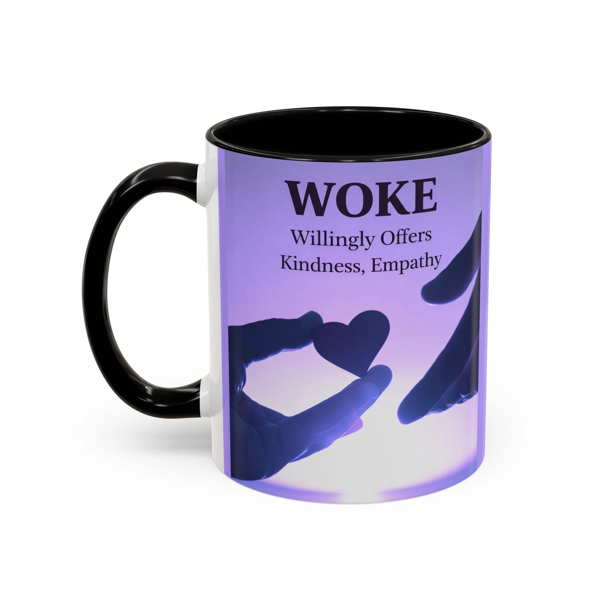 Woke Willingly Offers Kindness, Empathy Mug (11/15 oz)