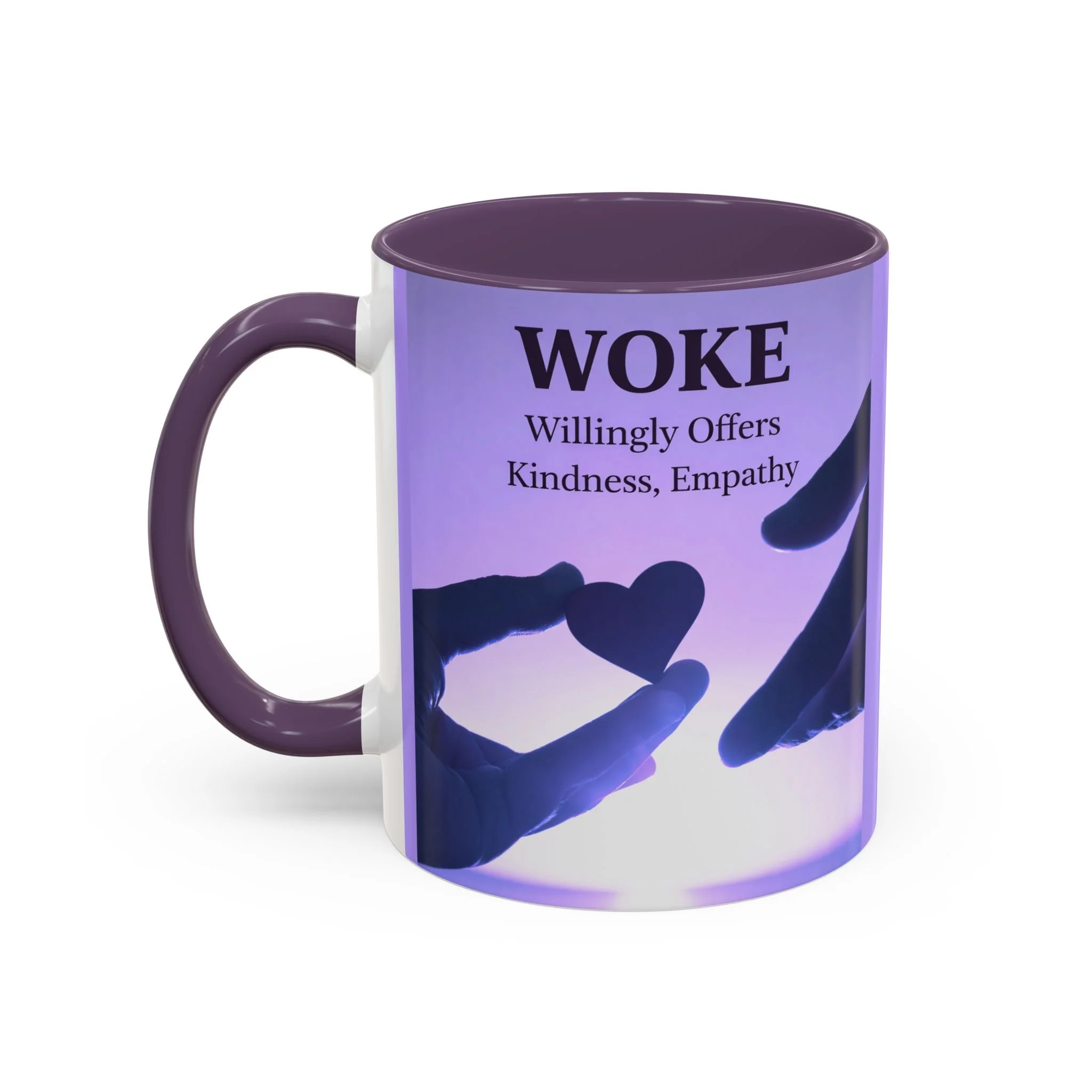Woke Willingly Offers Kindness, Empathy Mug (11/15 oz)