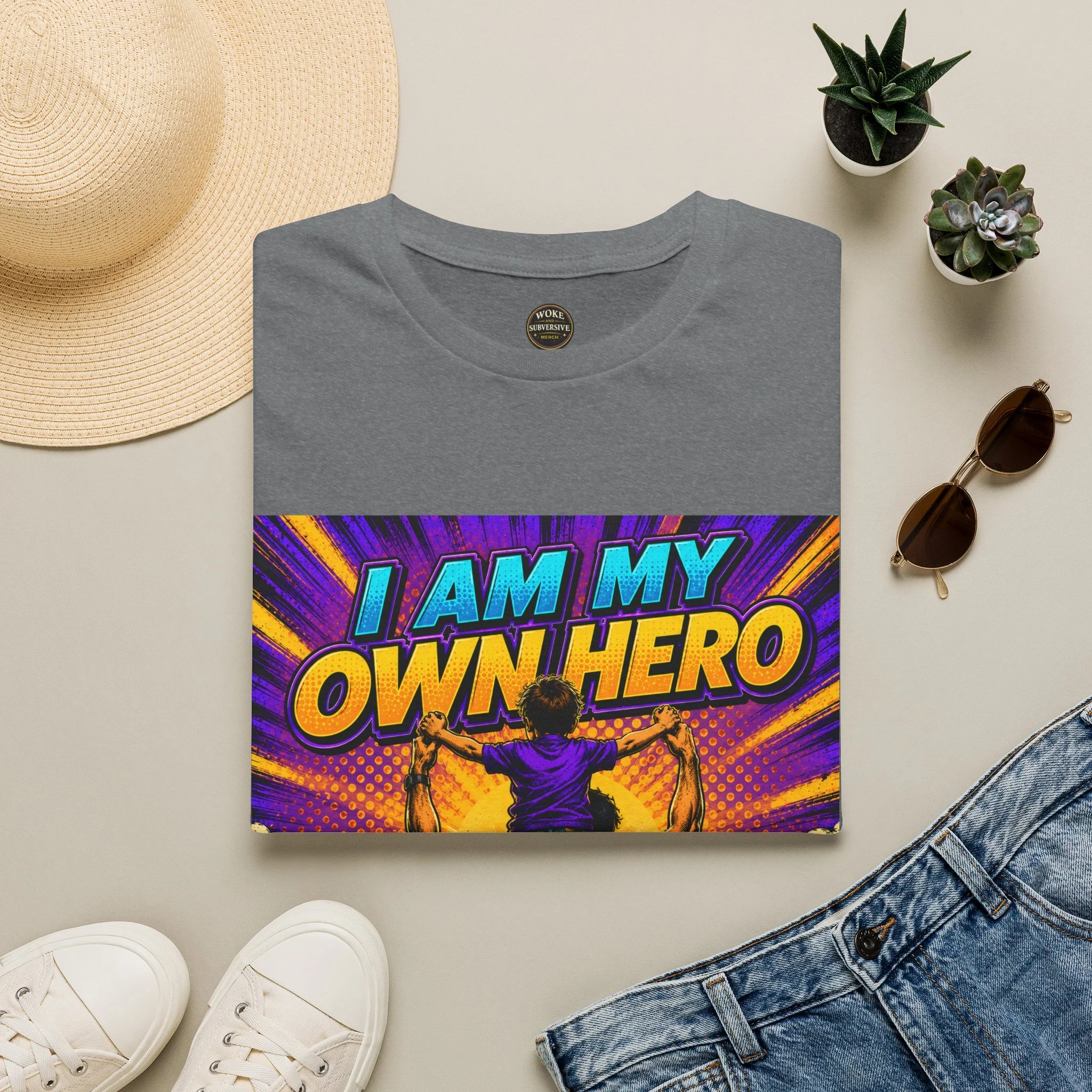 For Dads I Am My Own Hero T-Shirt