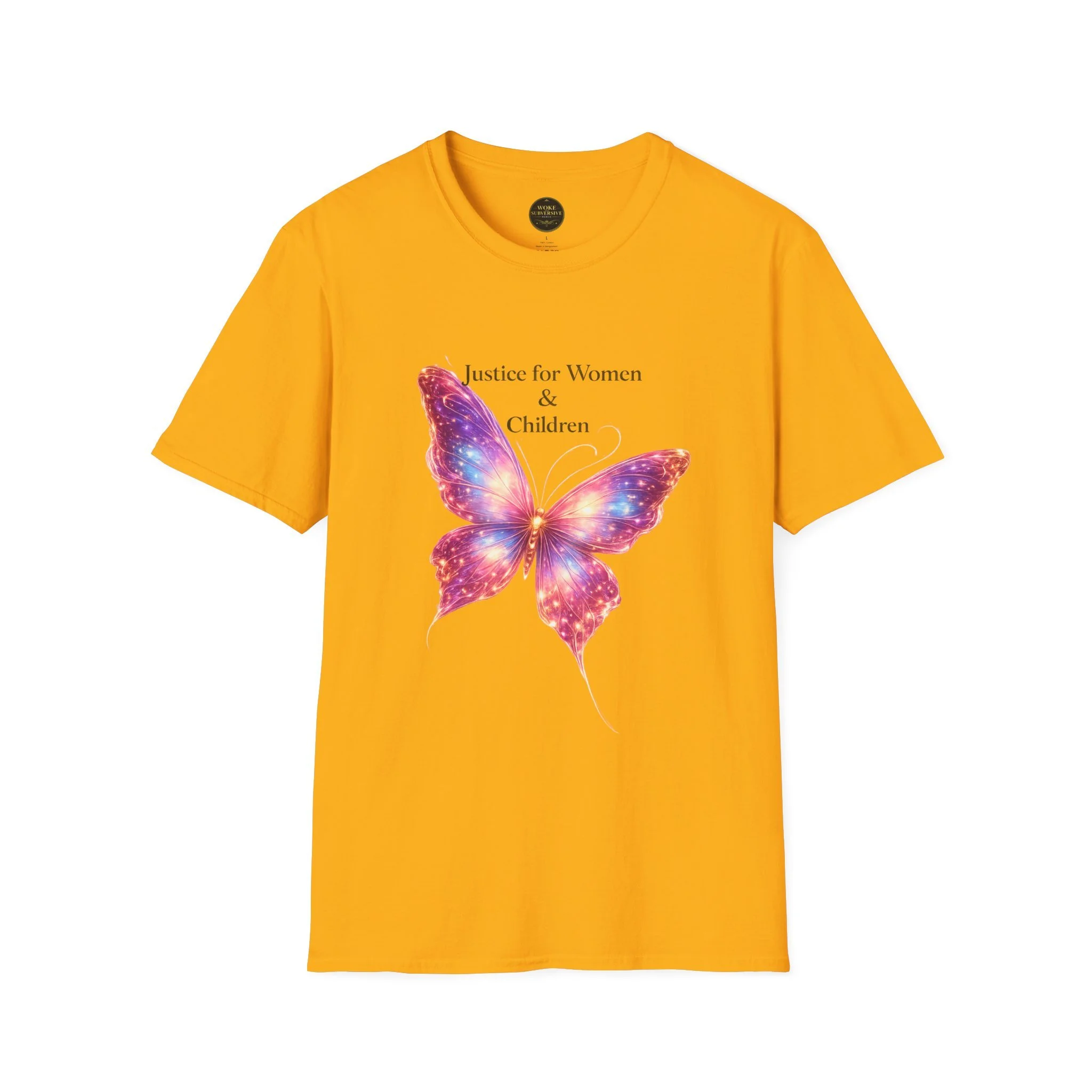 Justice for Women & Children Butterfly T-Shirt