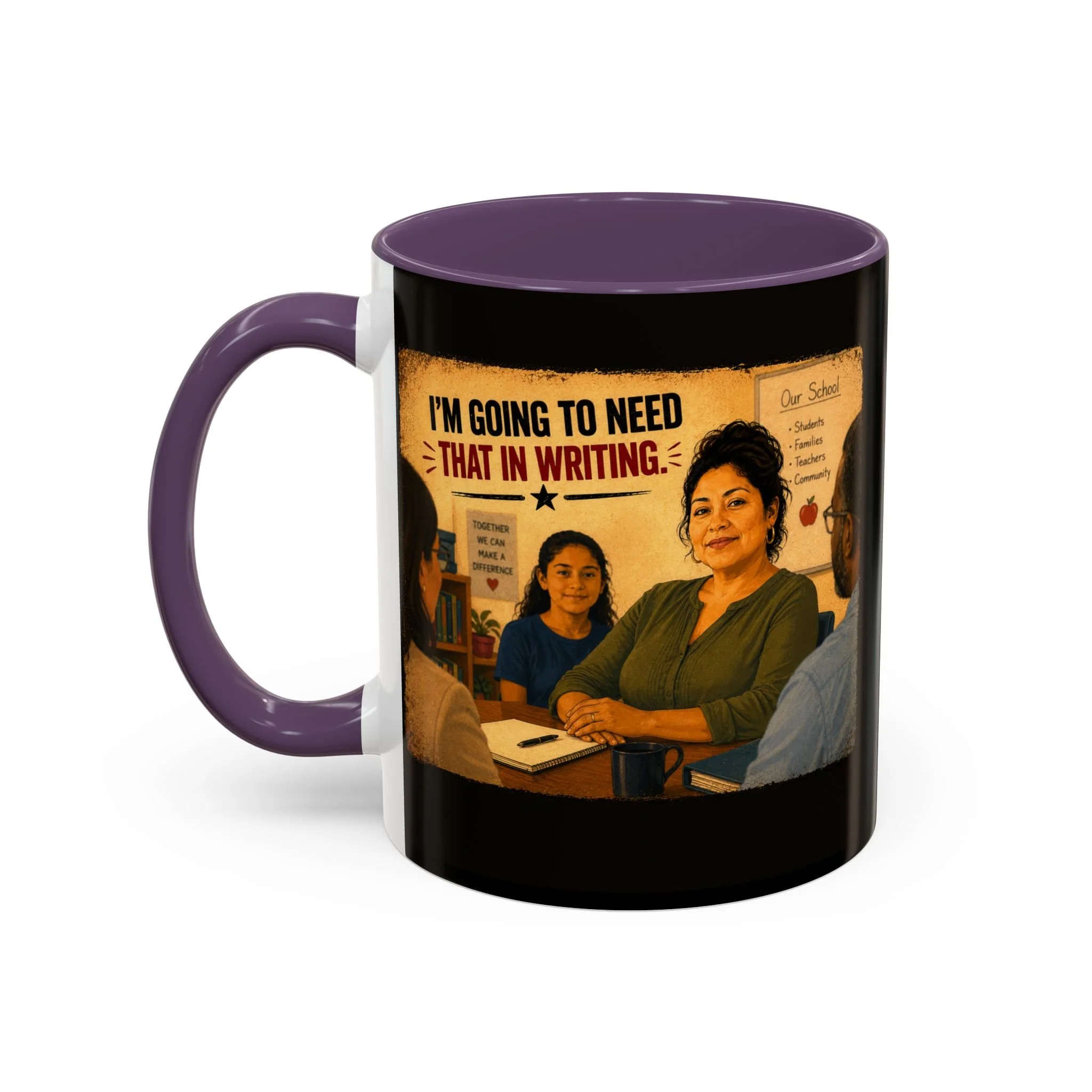 I'm going to need that in writing Mug