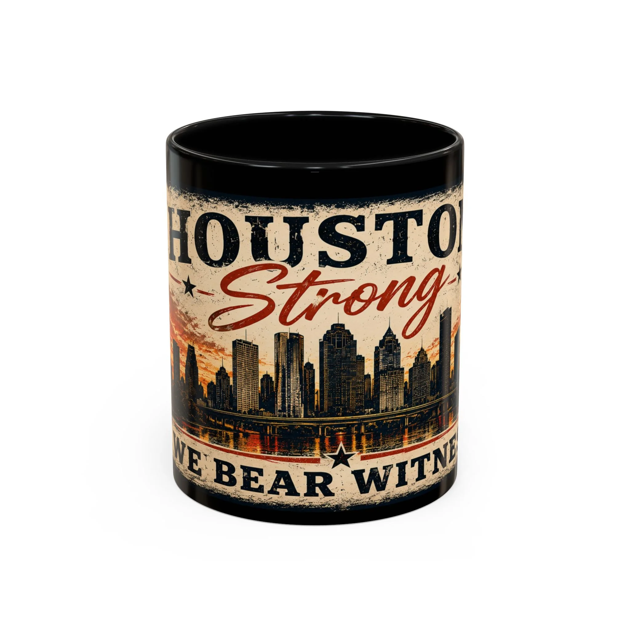 Houston Strong We Bear Witness Mug