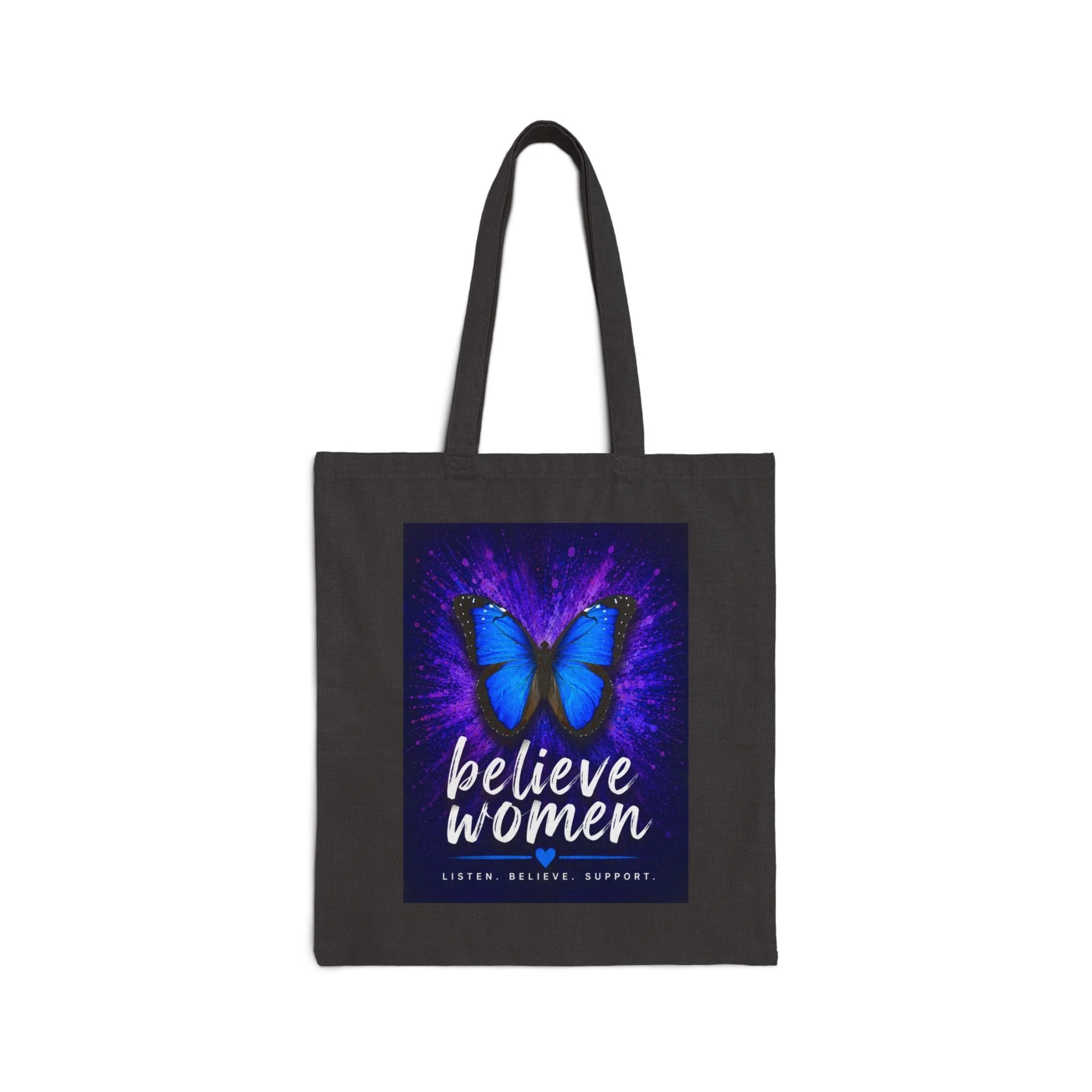Believe Women Canvas Tote