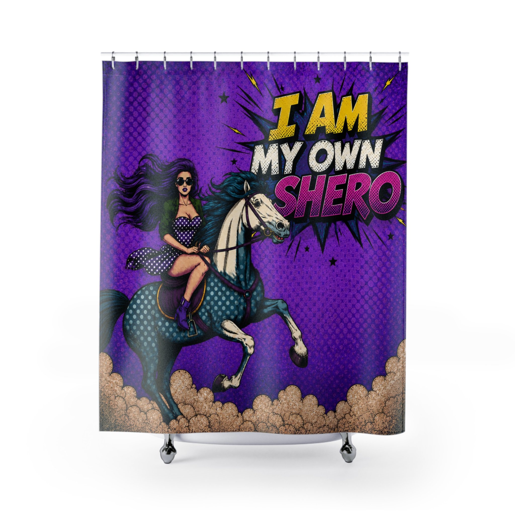 I Am My Own Shero Shower Curtain