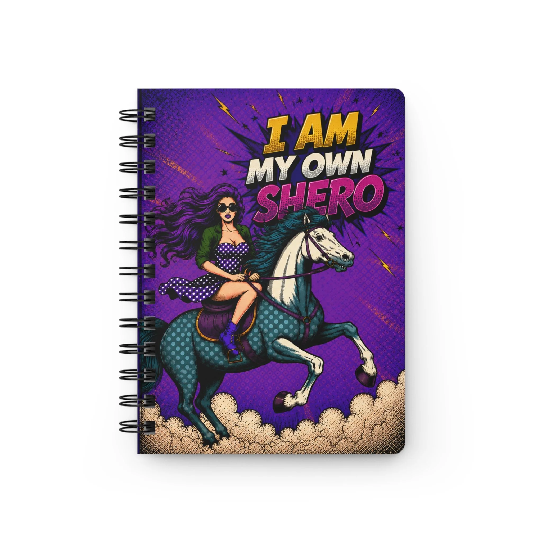I Am My Own Shero Spiral Journal