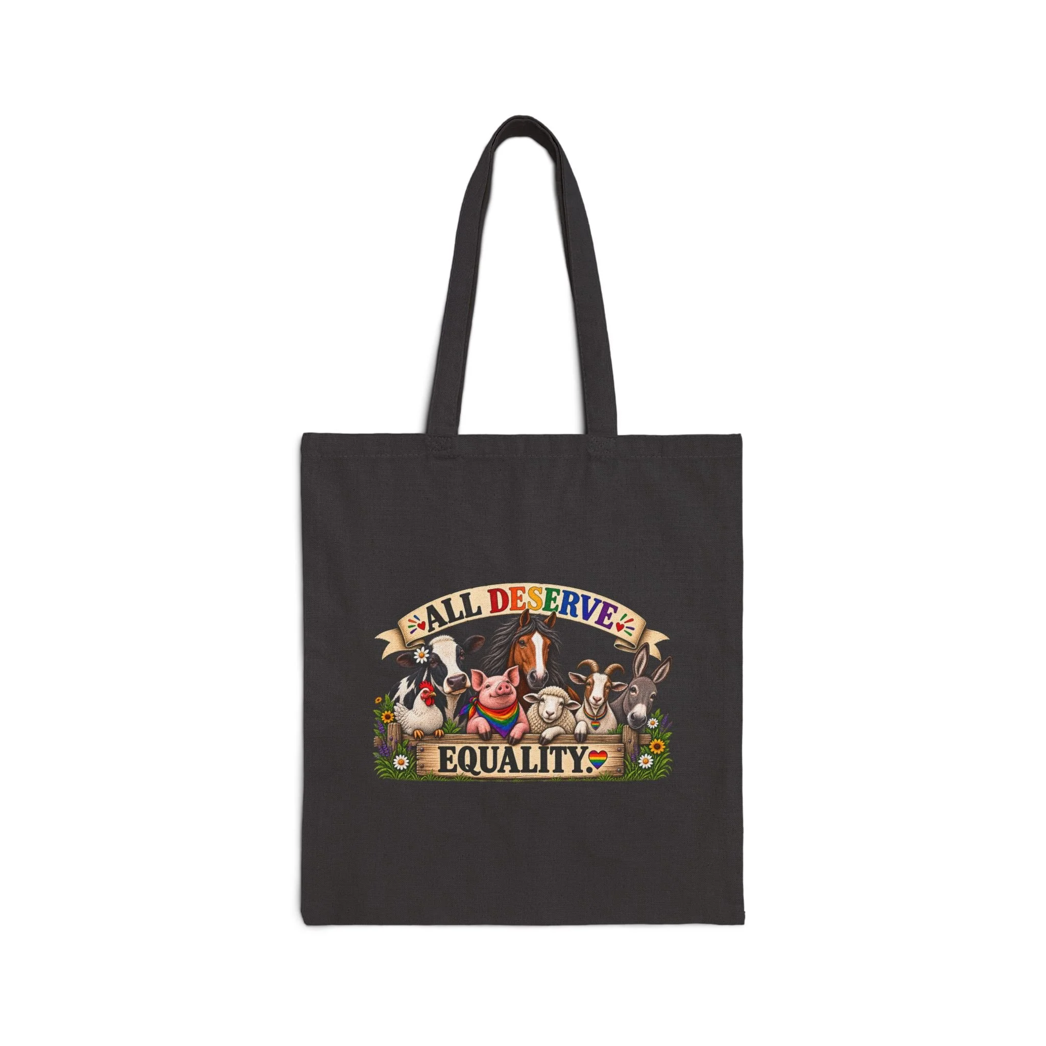 All Deserve Equality Canvas Tote