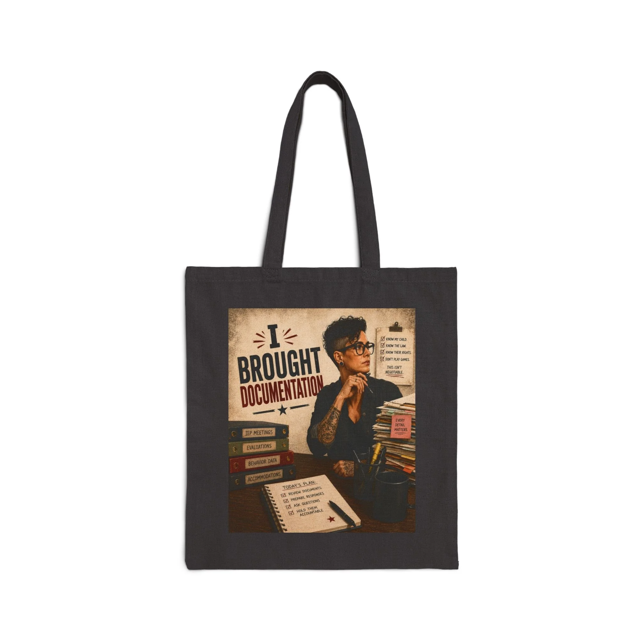 I Brought Documentation Canvas Tote