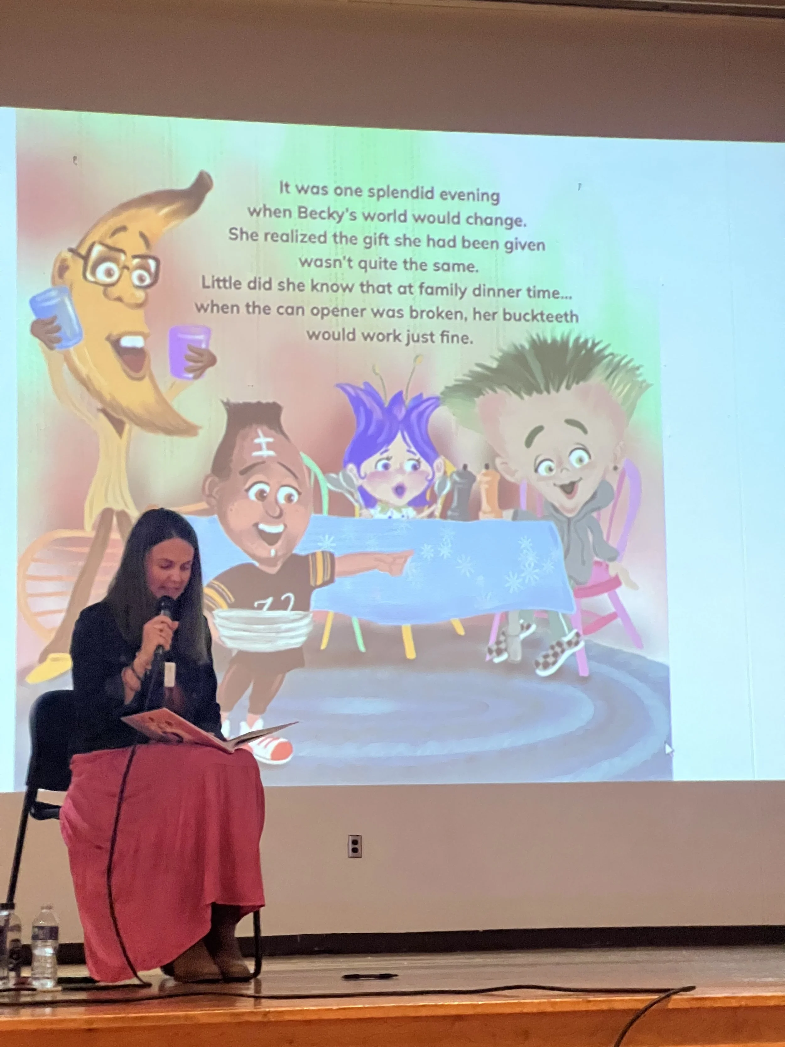 Rebecca could be speaking at a Digital Citizenship week, she focuses on the emotional and social benefits of less device use as well. 