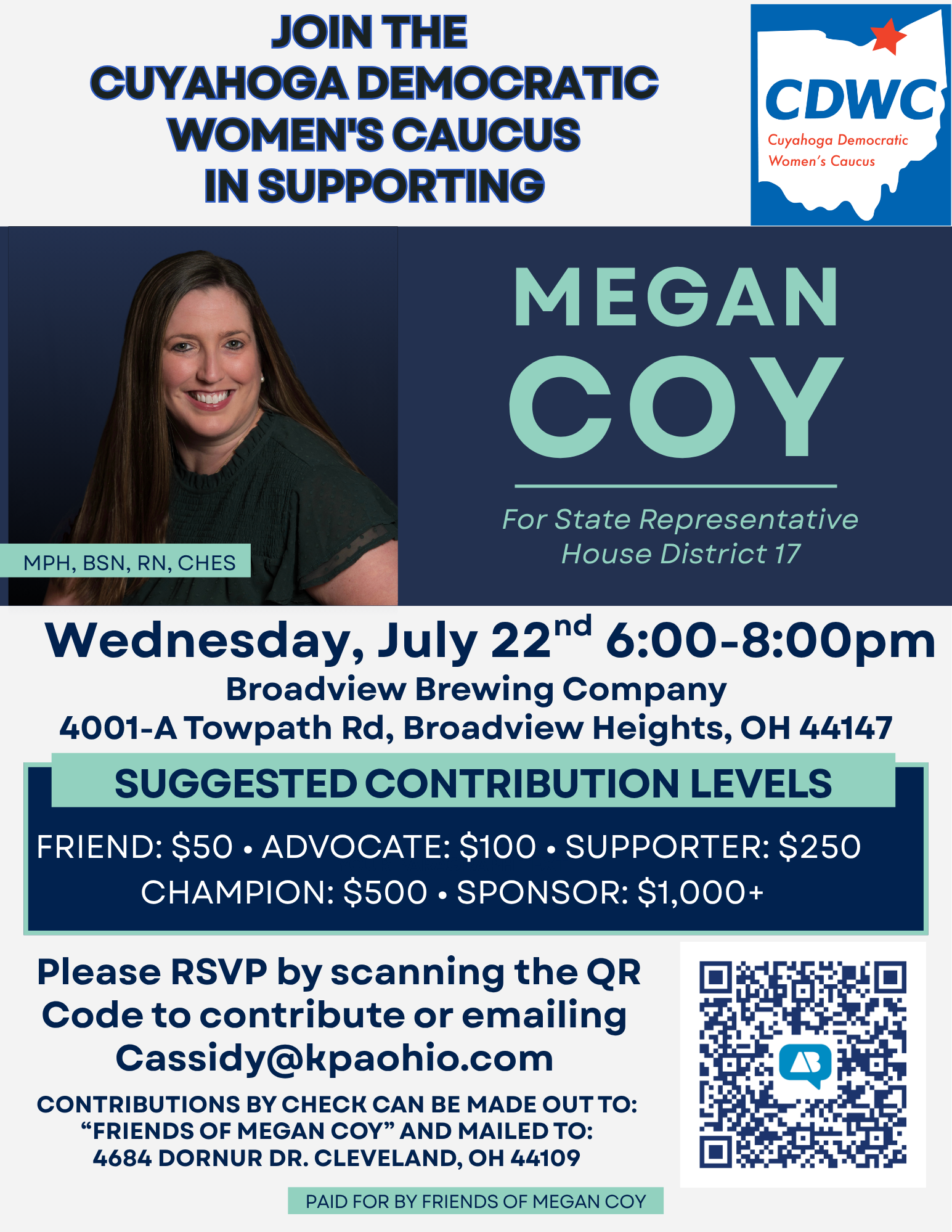Broadview Heights CDWC Fundraiser