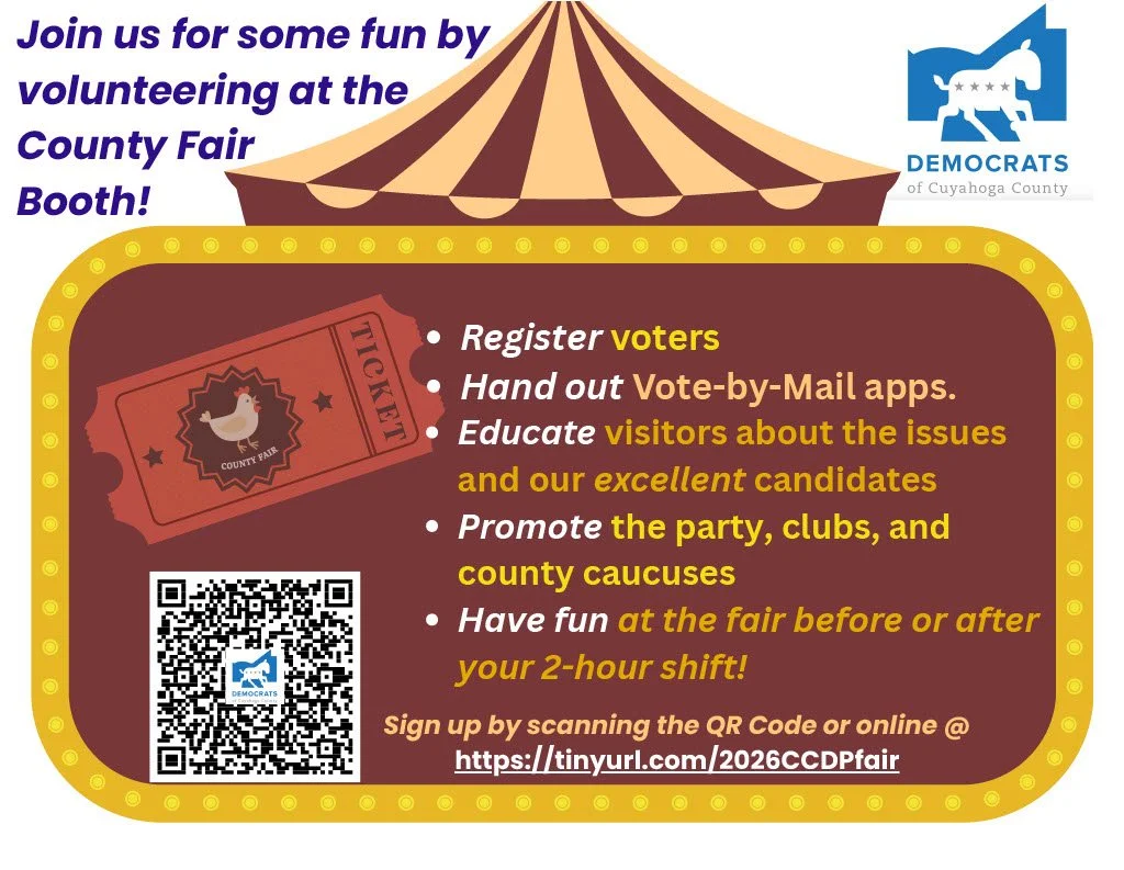 Support Megan and other Democrats at the County Fair!