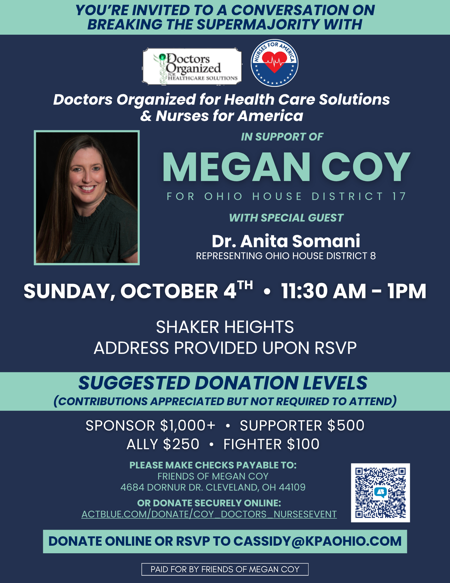 Healthcare Townhall with Megan Coy